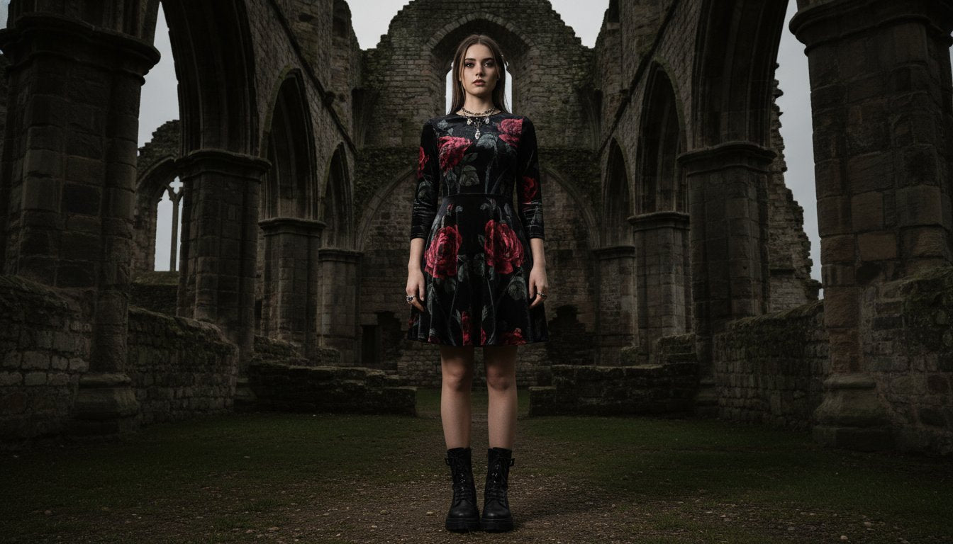 Dark Floral Print Dress: A Guide to the Dead Bouquet Aesthetic