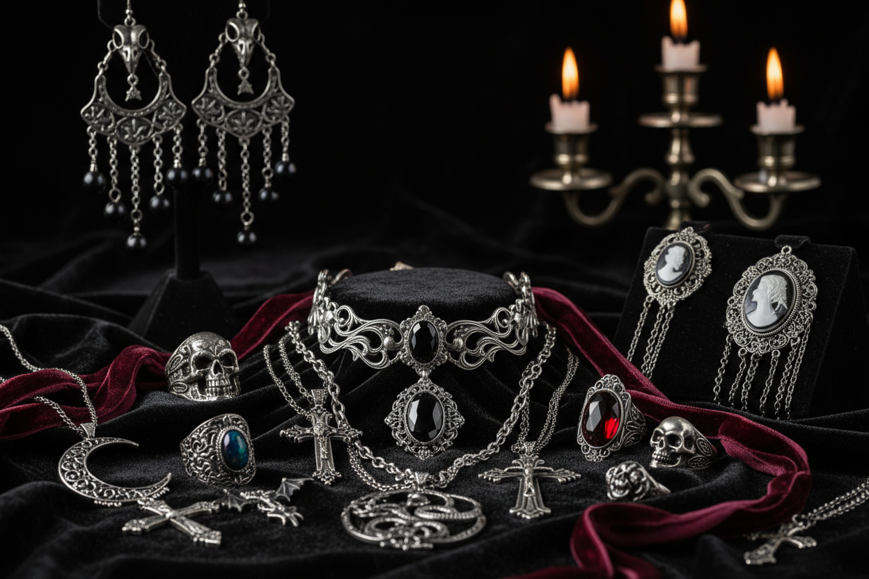 Gothic Jewelry: The Art of Dark Adornment and Personal Expression - DevilGothic