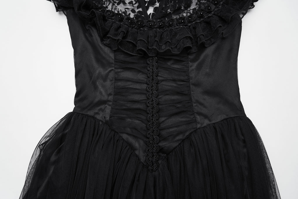 Punk Rave Seraphina Goth Flying Sleeve Dress - DevilGothic DevilGothic