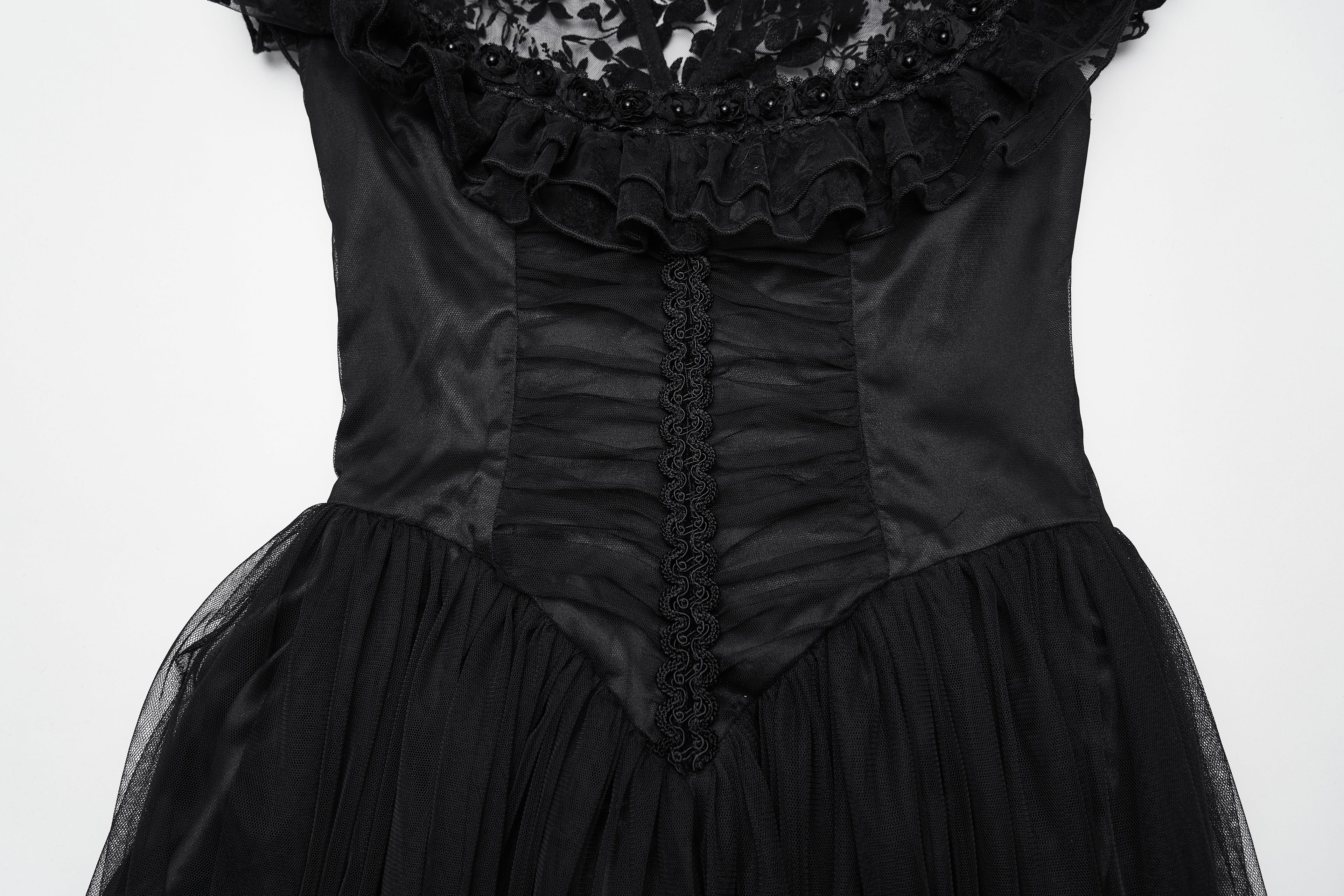 Punk Rave Seraphina Goth Flying Sleeve Dress - DevilGothic DevilGothic