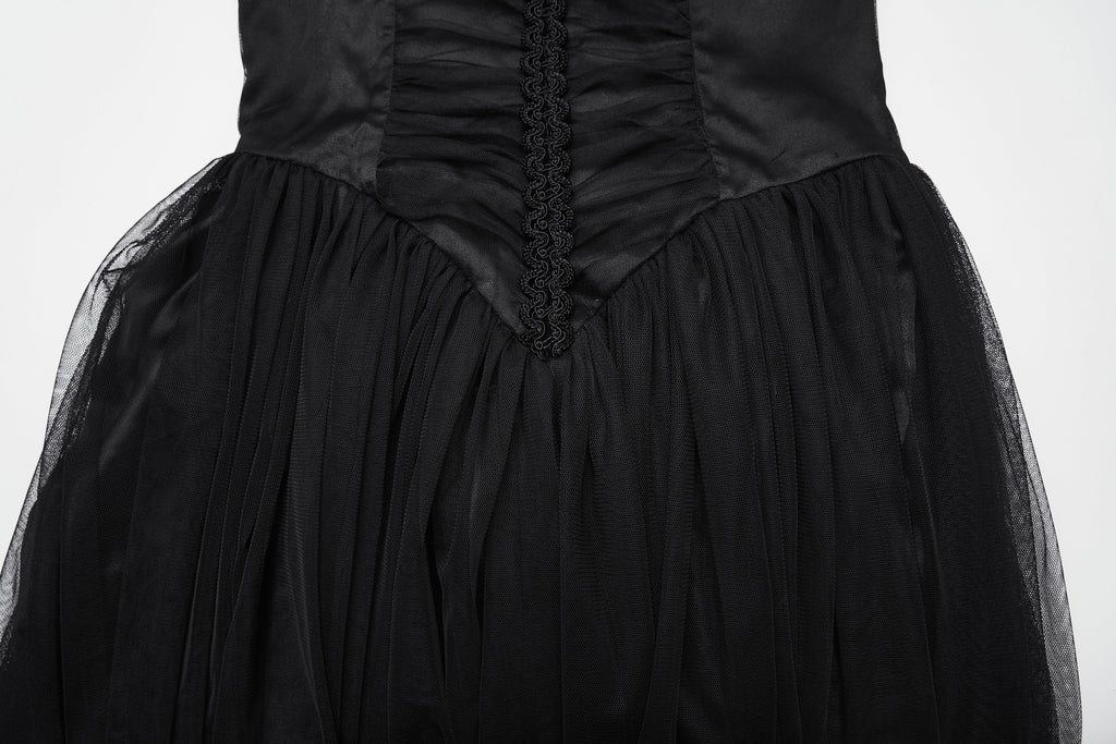 Punk Rave Seraphina Goth Flying Sleeve Dress - DevilGothic DevilGothic