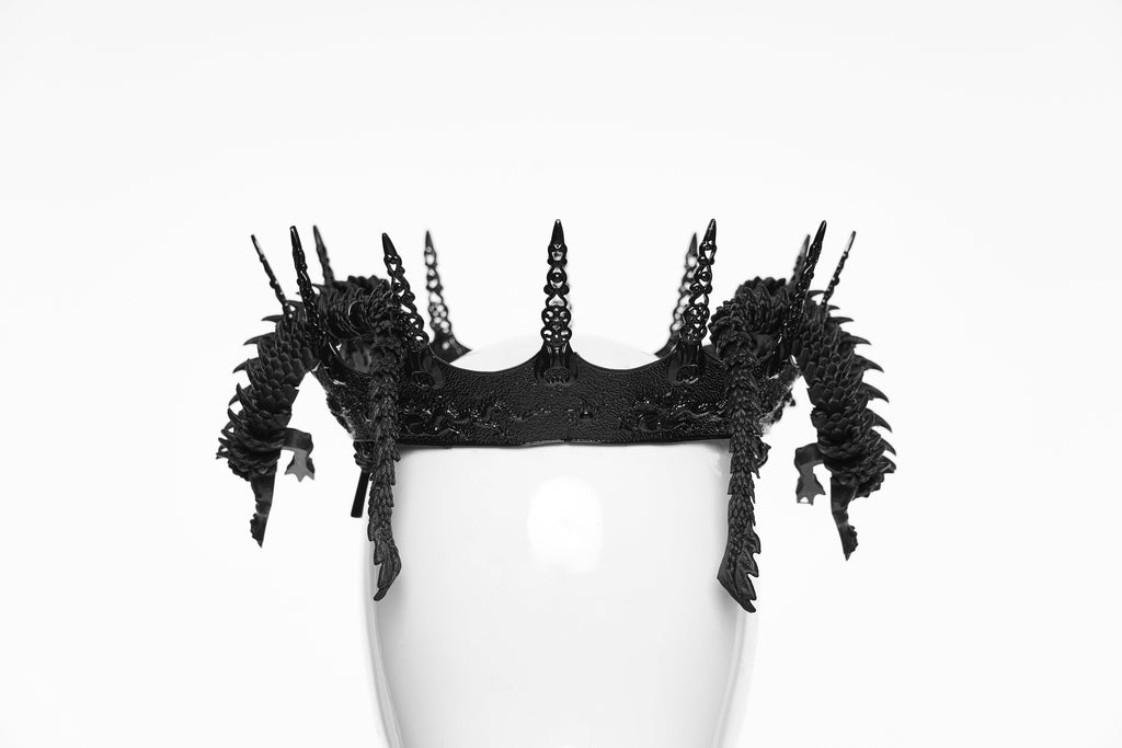 Punk Rave Goth Coiling Dragon Crown - DevilGothic DevilGothic