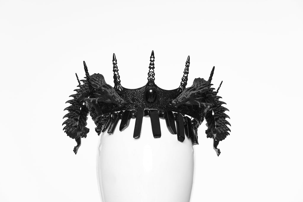 Punk Rave Goth Coiling Dragon Crown - DevilGothic DevilGothic