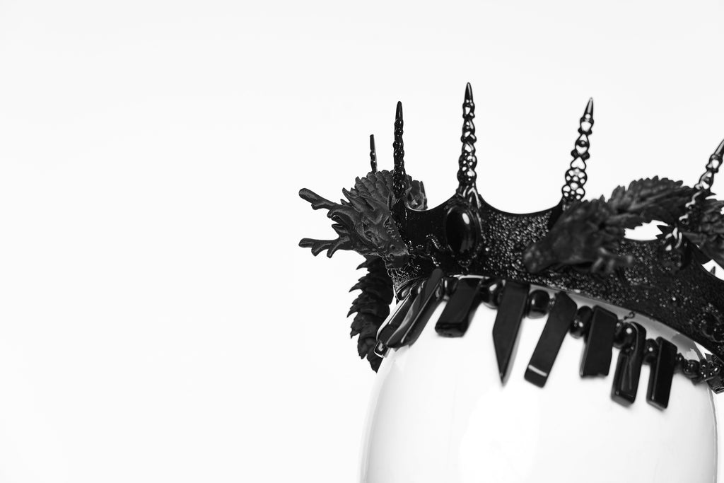 Punk Rave Goth Coiling Dragon Crown - DevilGothic DevilGothic