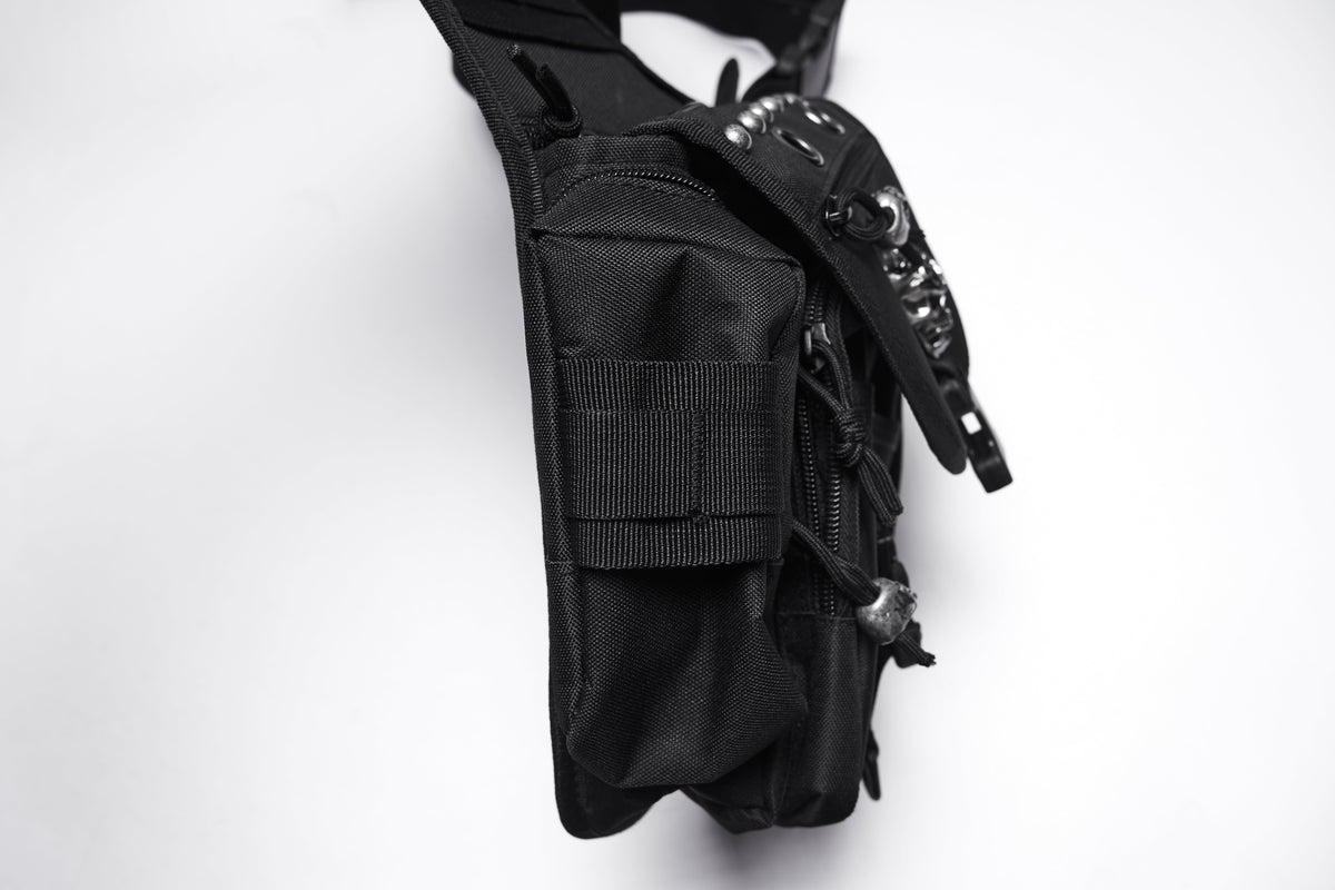 Punk Rave Techwear Skull Waist-Leg Bag