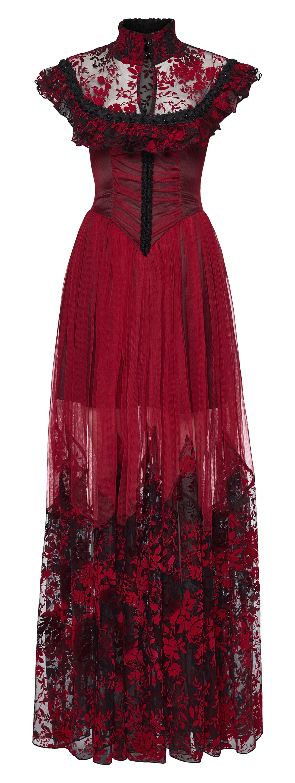 Punk Rave Gothic Flying Sleeve Dress - DevilGothic DevilGothic