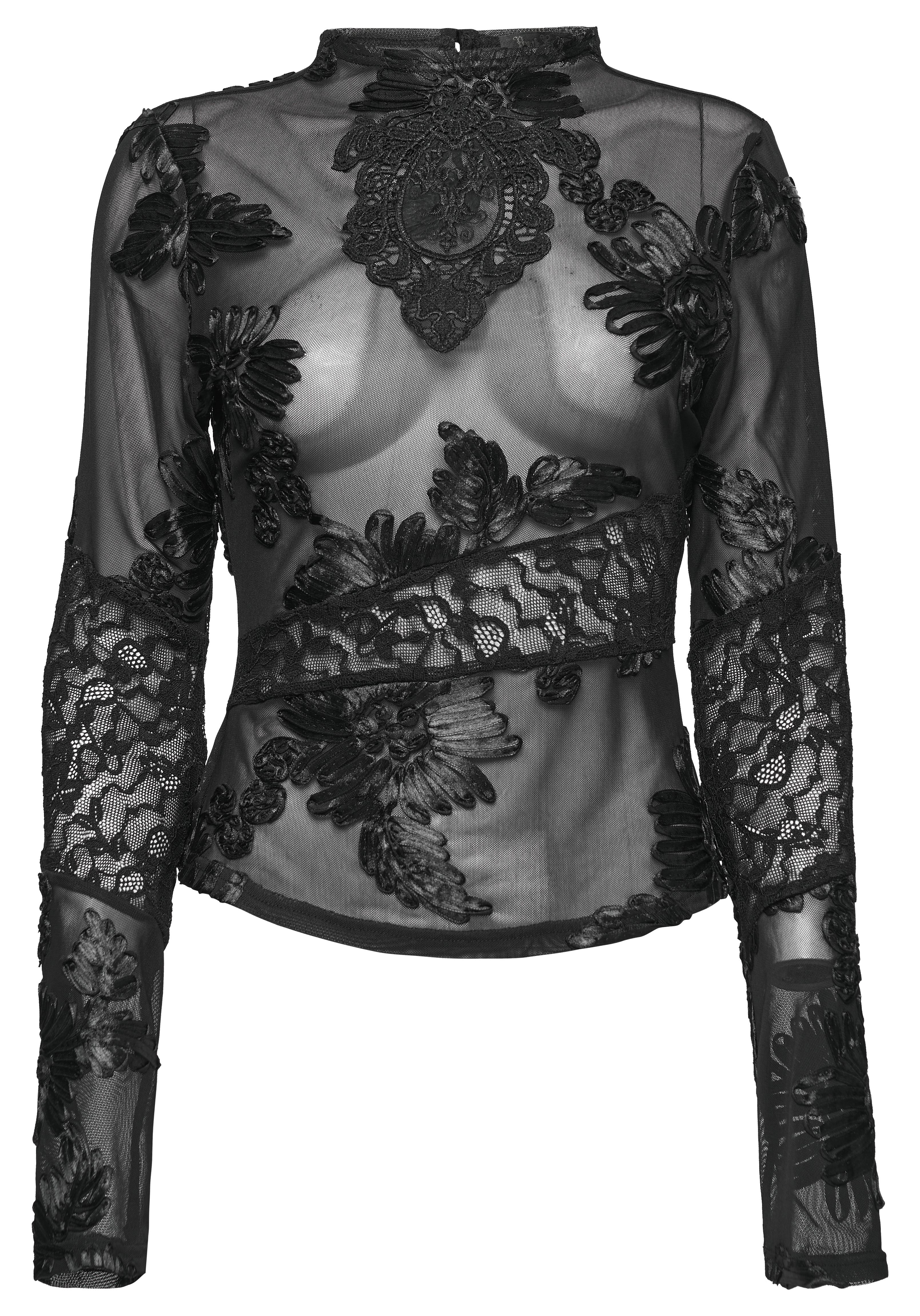 Punk Rave Goth Lace Undershirt - DevilGothic DevilGothic