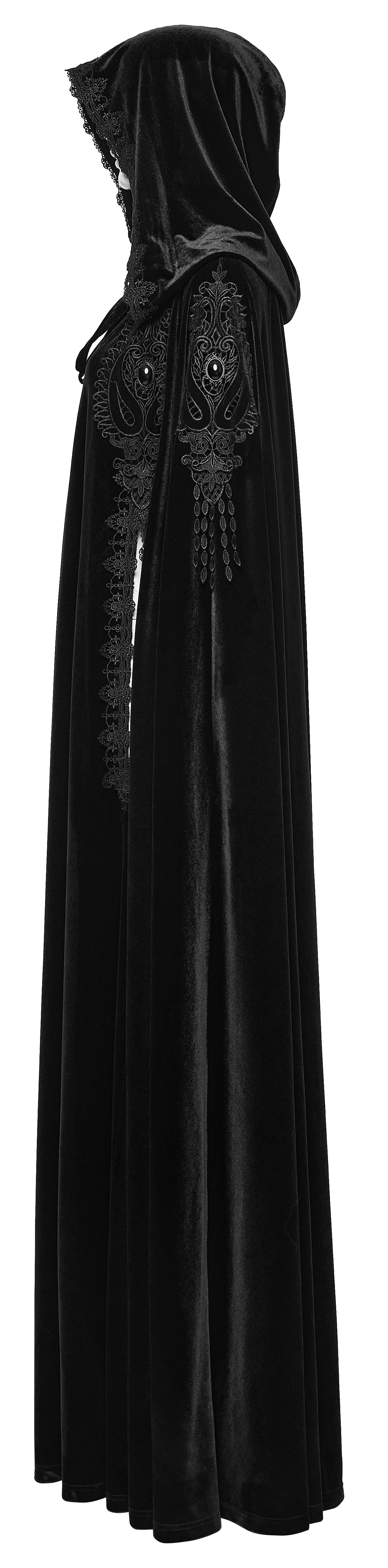 Punk Rave Goth Velvet Cloak – Black - DevilGothic DevilGothic