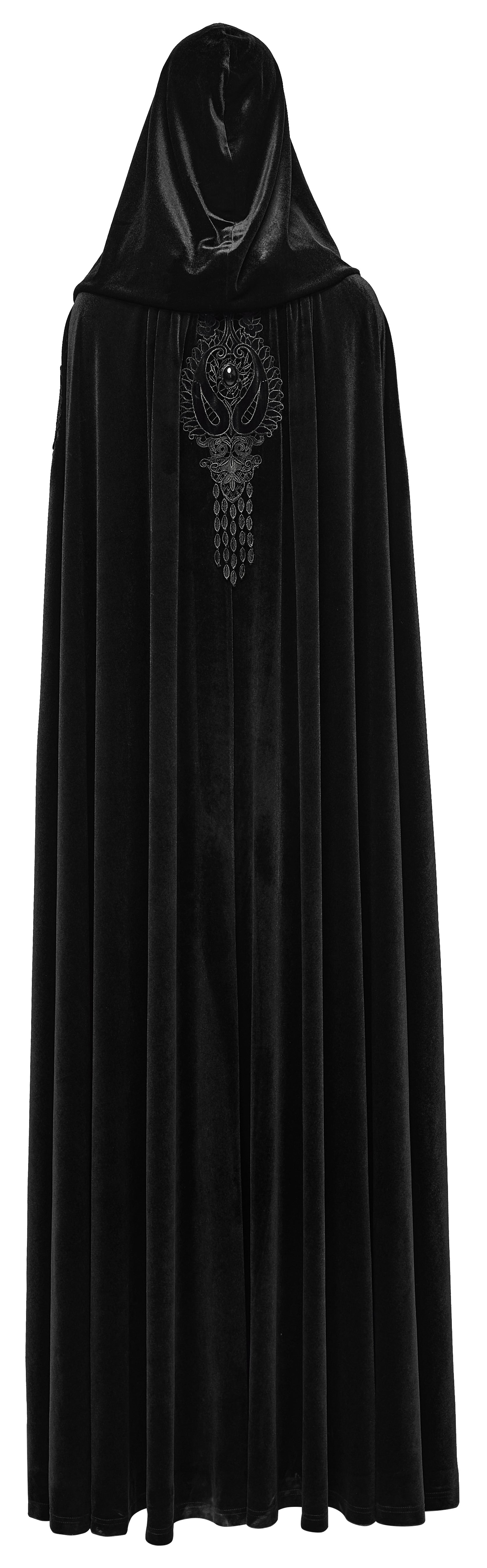 Punk Rave Goth Velvet Cloak – Black - DevilGothic DevilGothic