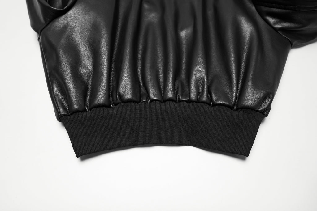 Punk Rave Nyx Hooded Faux Leather Jacket - DevilGothic DevilGothic