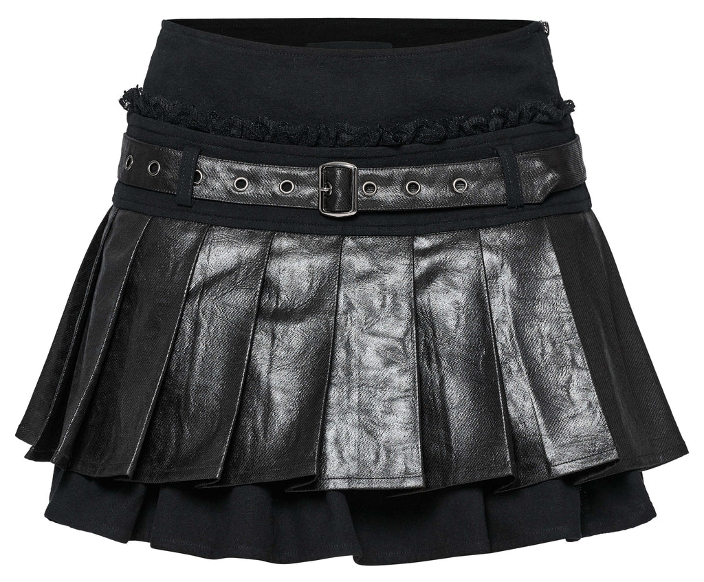 Punk Rave Jianna Pleated Skirt - DevilGothic DevilGothic