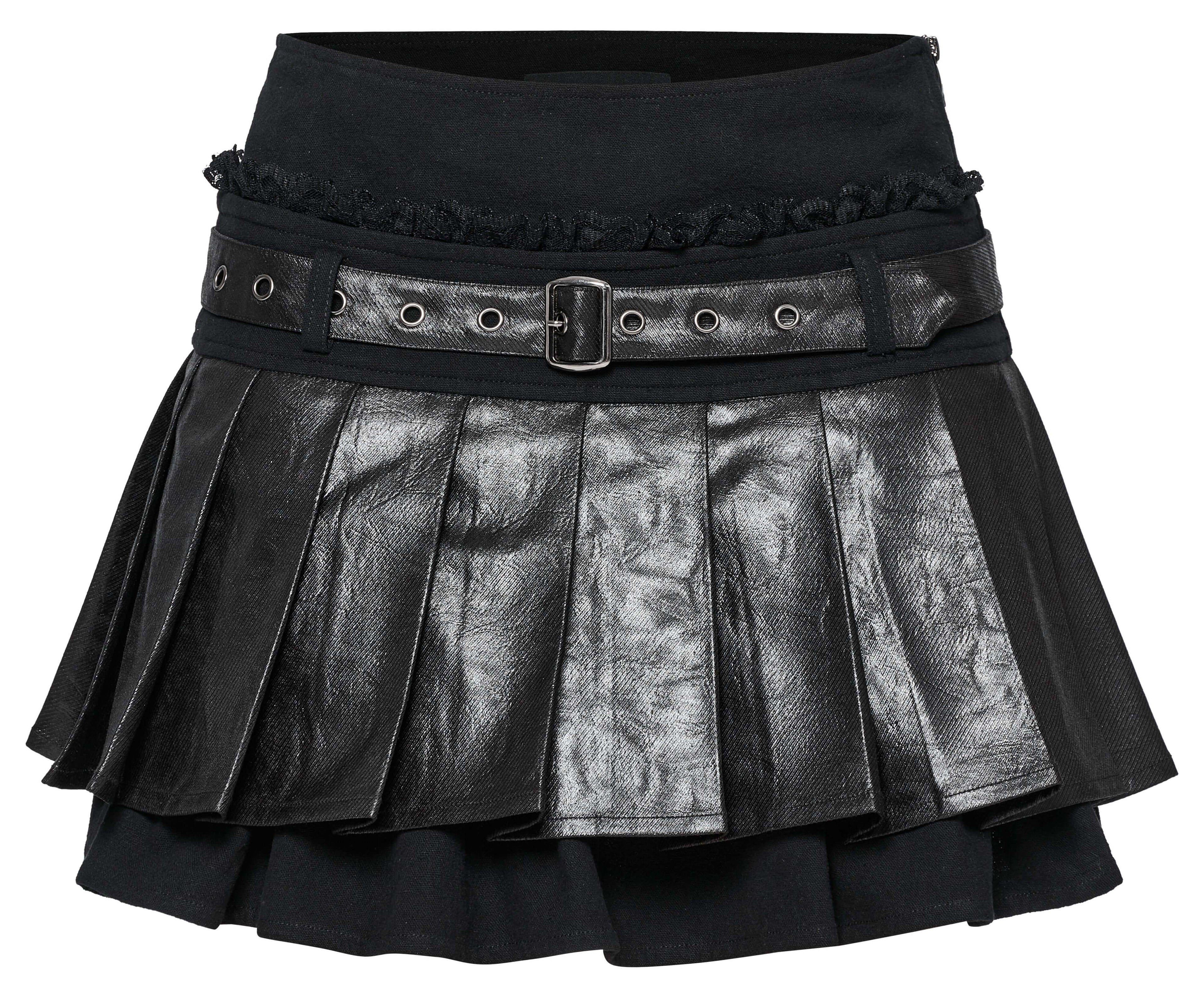 Punk Rave Jianna Pleated Skirt - DevilGothic DevilGothic