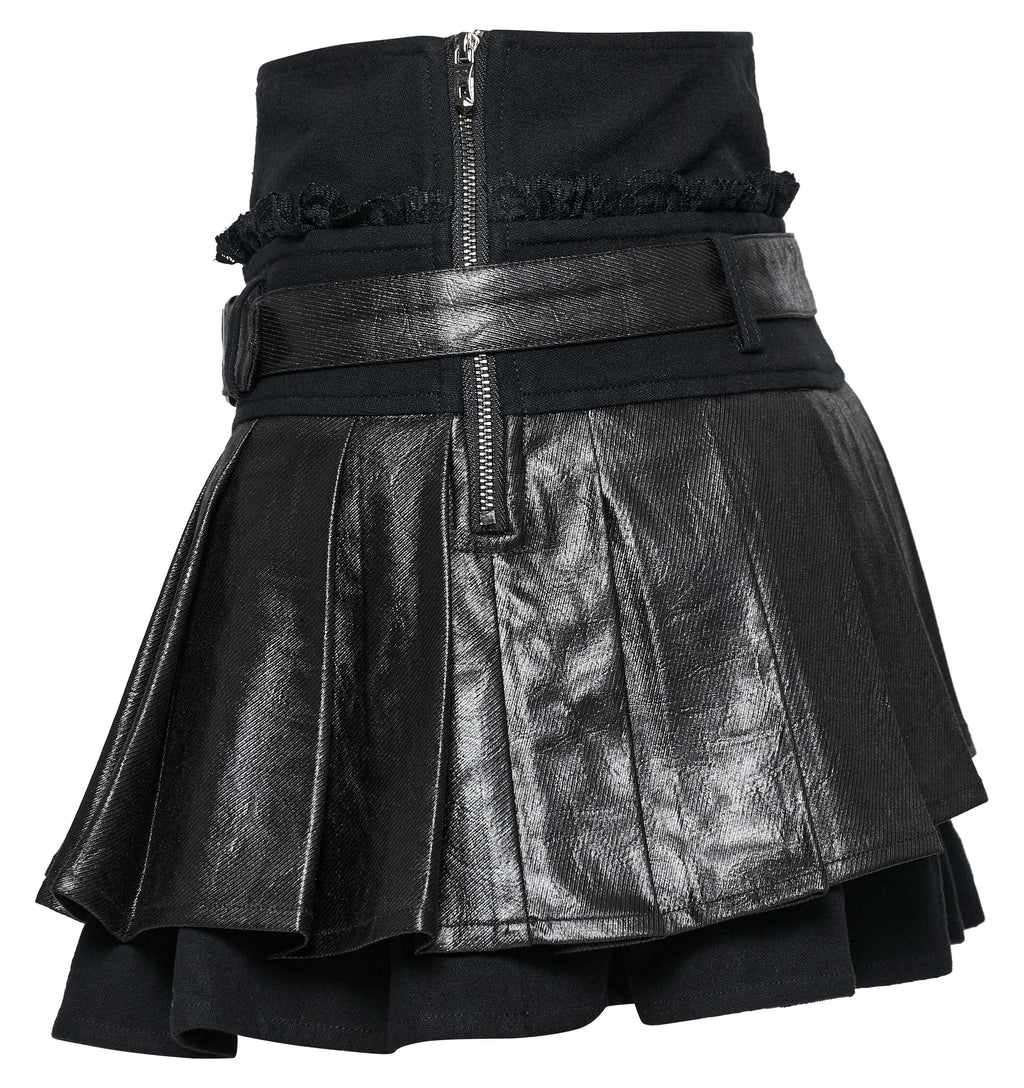 Punk Rave Jianna Pleated Skirt - DevilGothic DevilGothic
