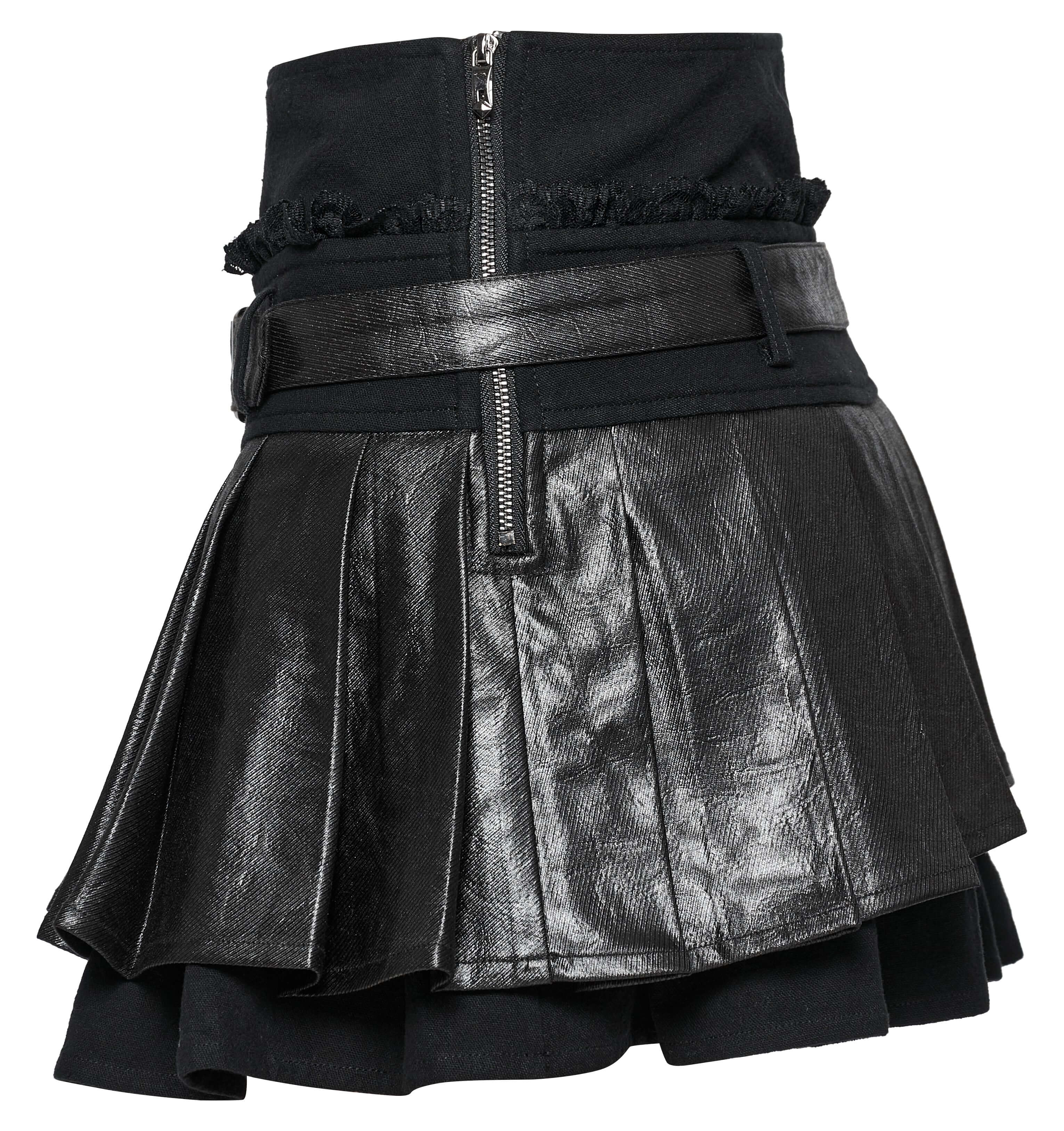 Punk Rave Jianna Pleated Skirt - DevilGothic DevilGothic