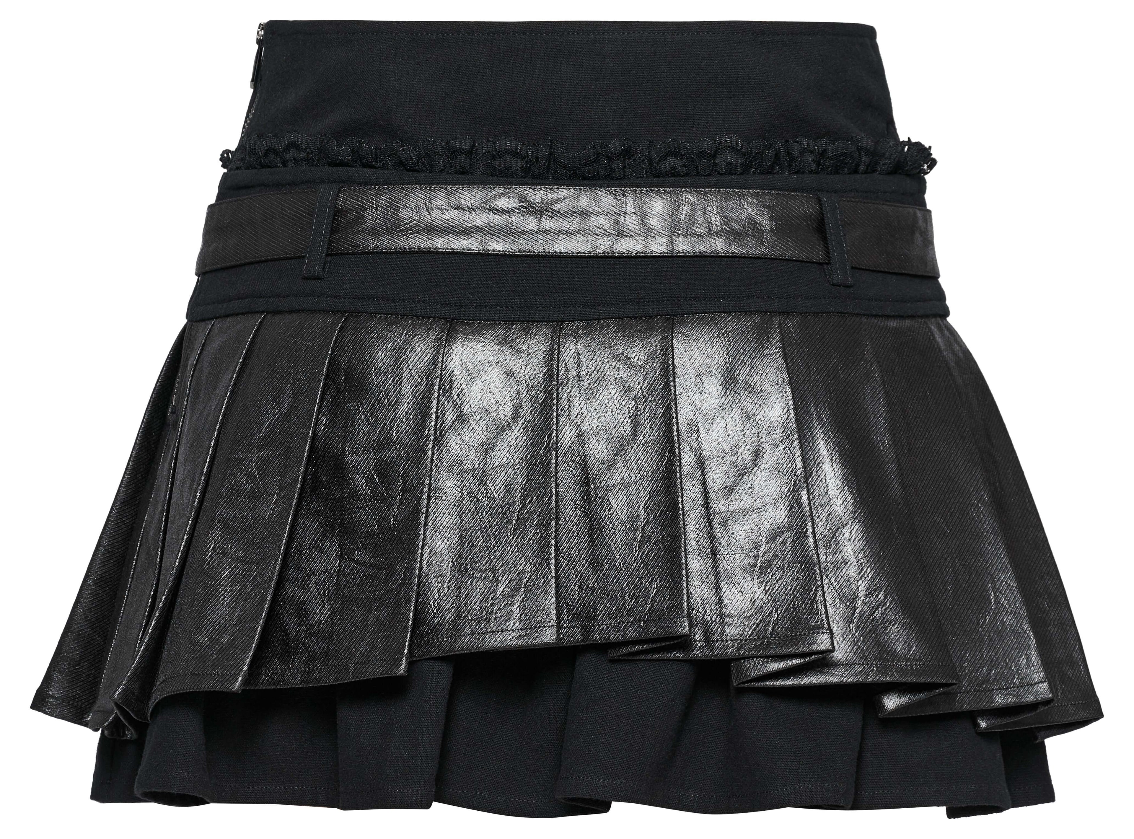 Punk Rave Jianna Pleated Skirt - DevilGothic DevilGothic