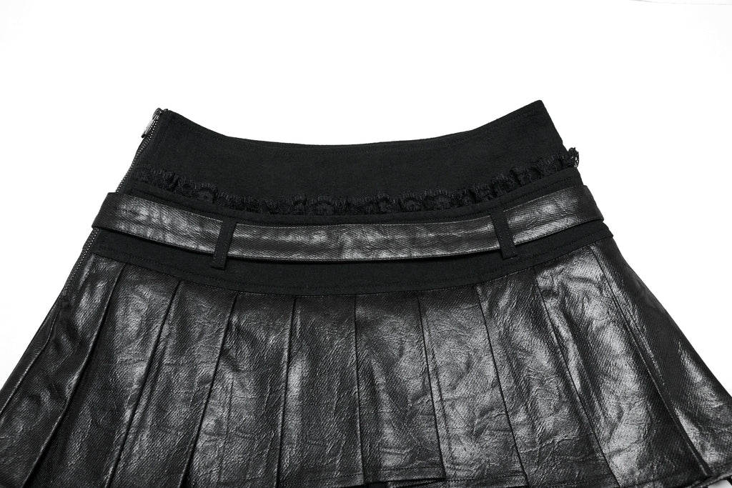 Punk Rave Jianna Pleated Skirt - DevilGothic DevilGothic