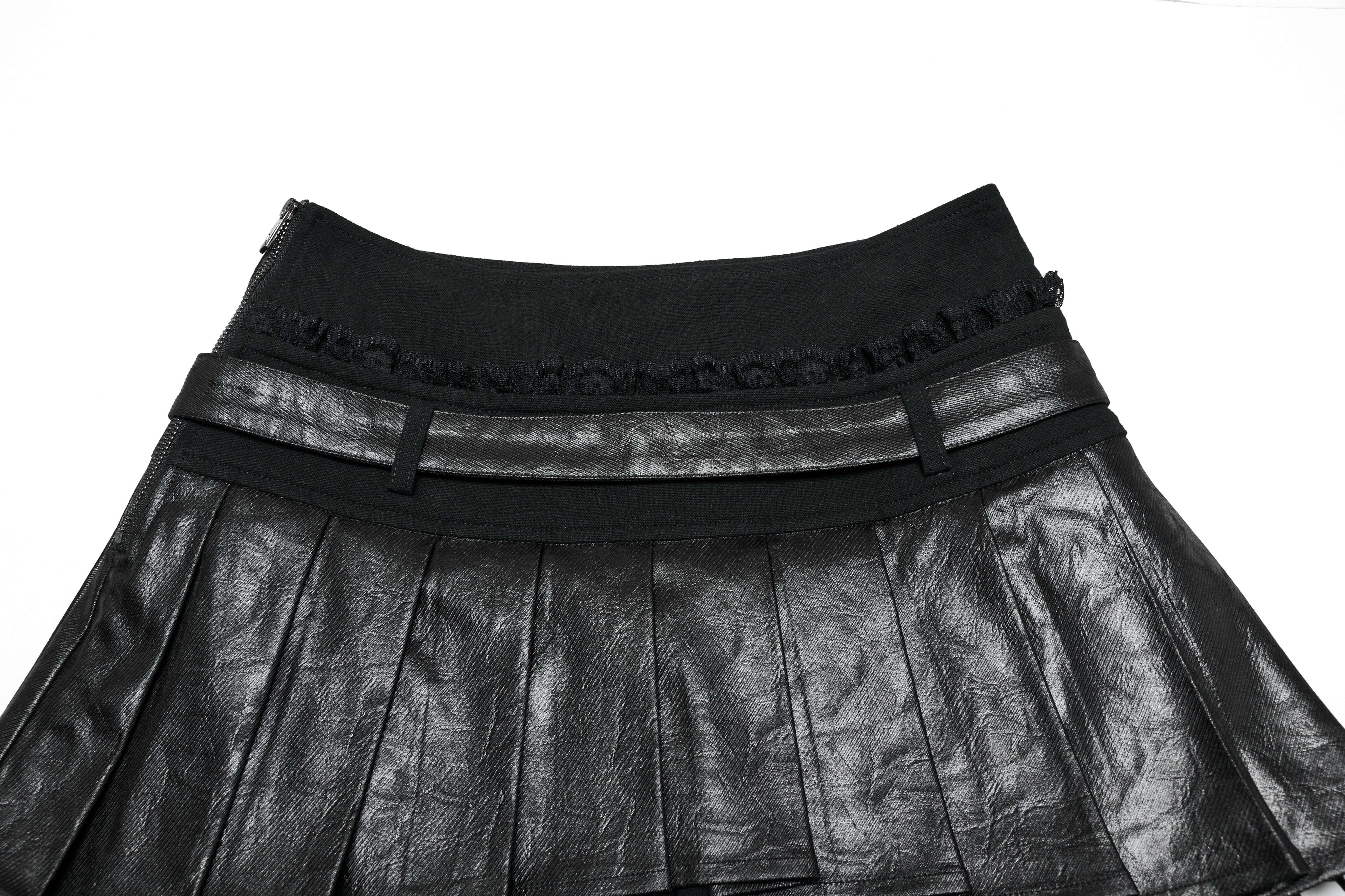 Punk Rave Jianna Pleated Skirt - DevilGothic DevilGothic