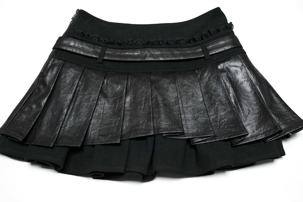 Punk Rave Jianna Pleated Skirt - DevilGothic DevilGothic