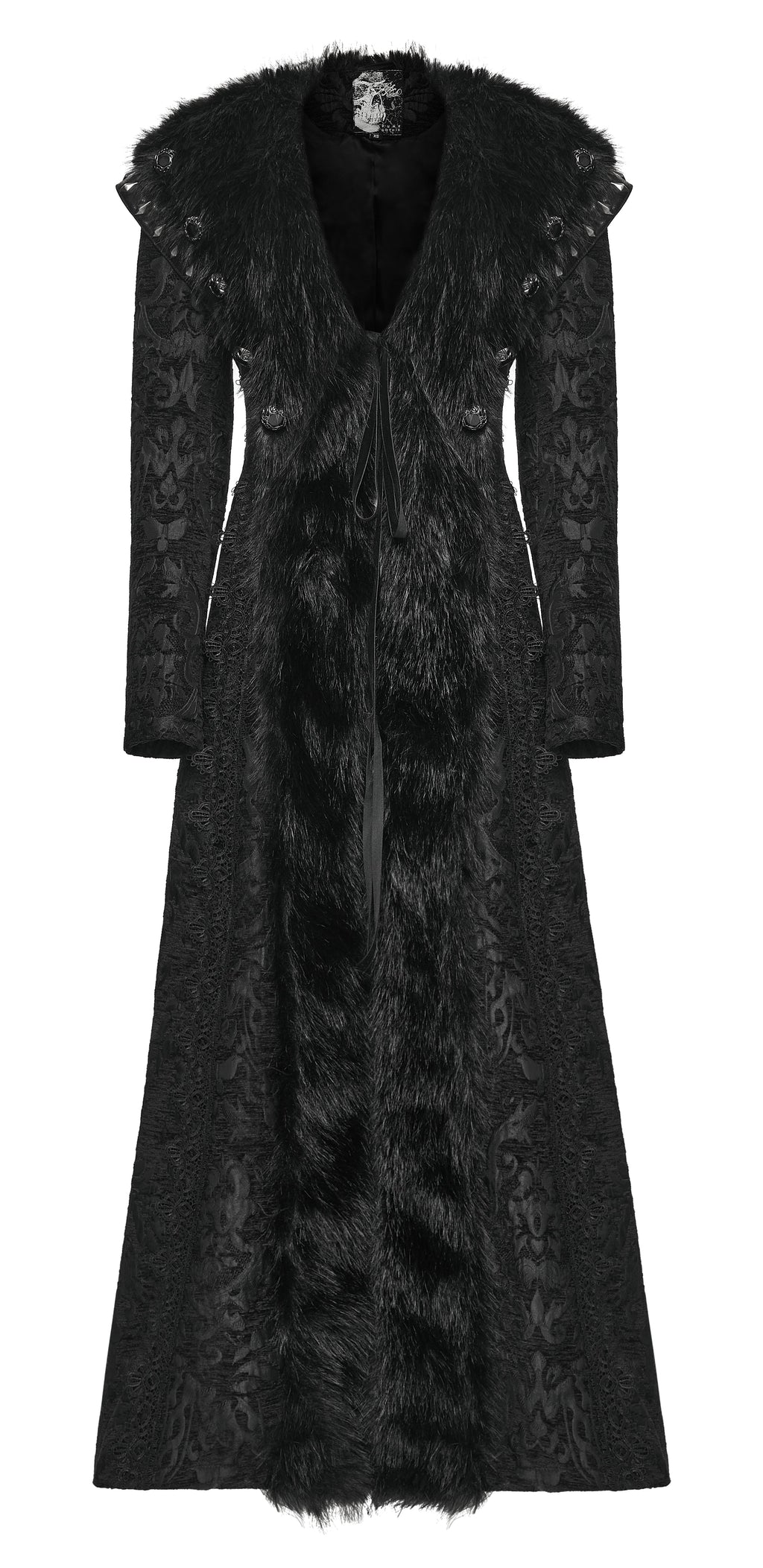 Punk Rave Goth Gorgeous Plush Coat - DevilGothic DevilGothic