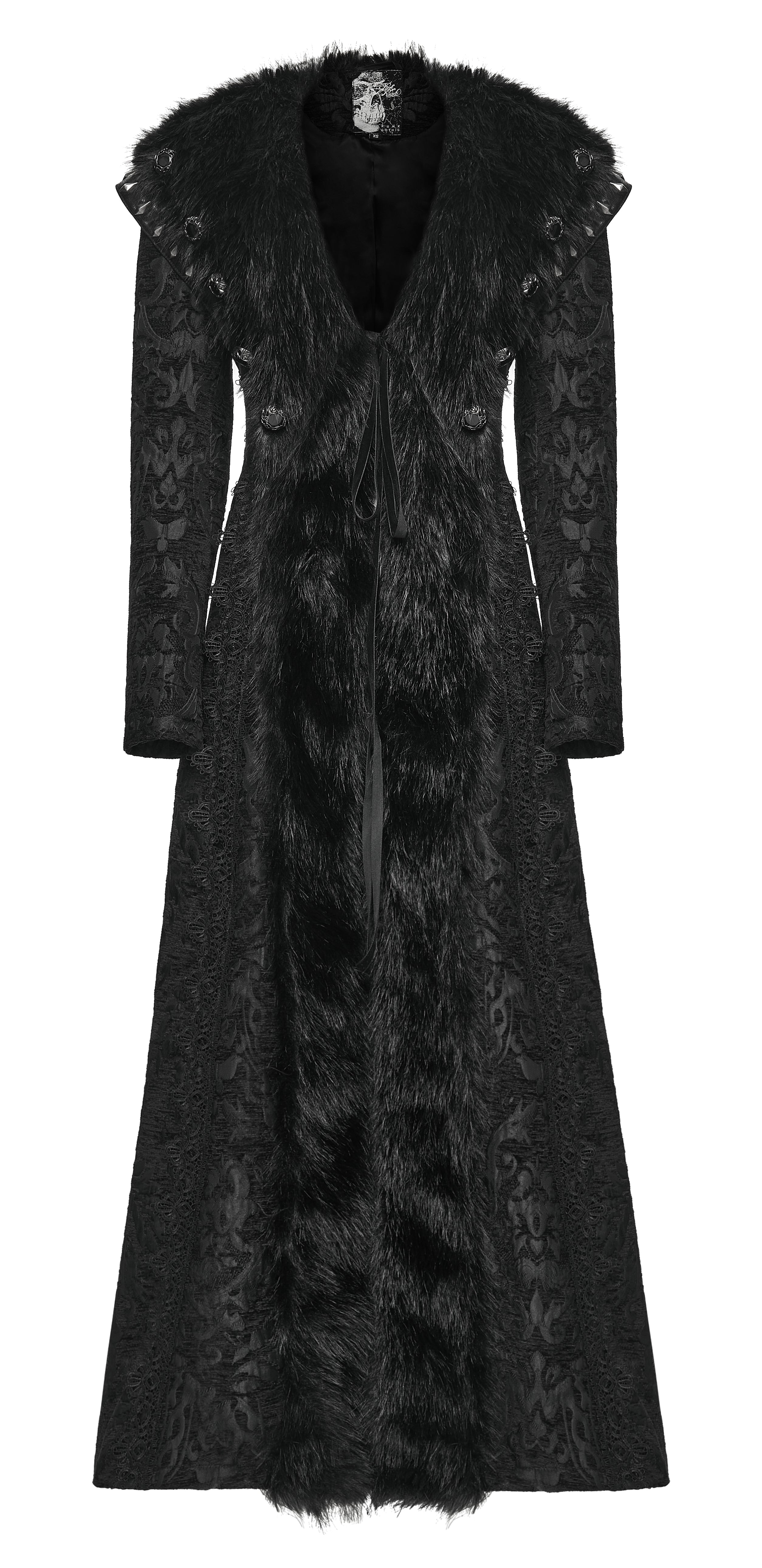 Punk Rave Goth Gorgeous Plush Coat - DevilGothic DevilGothic