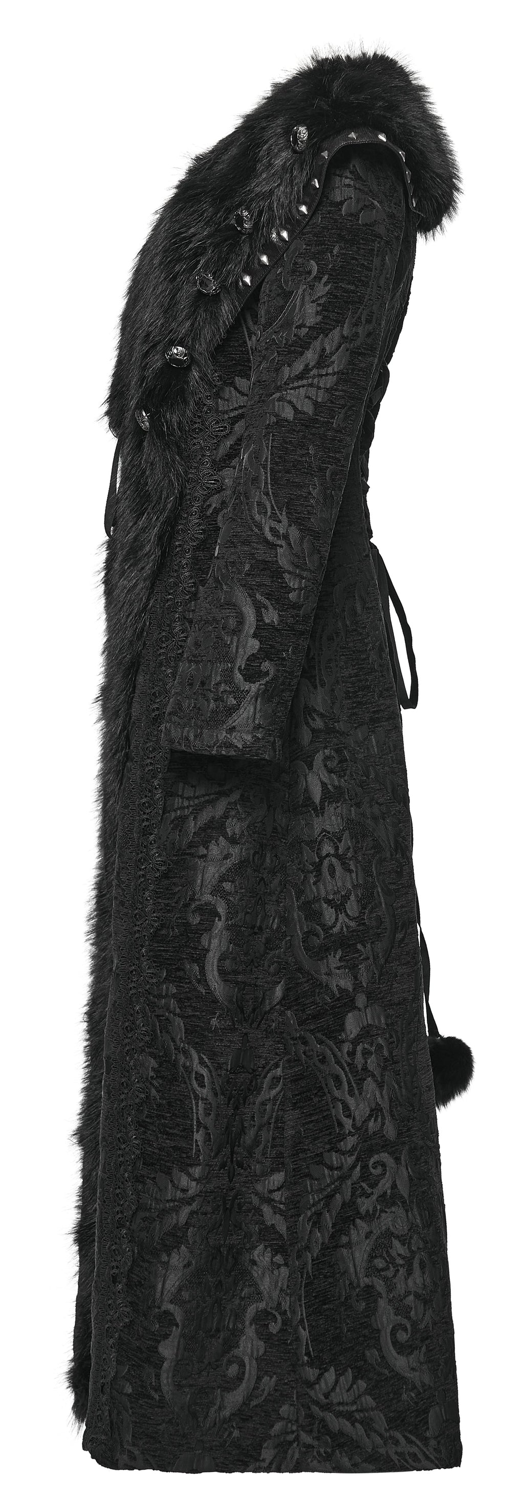 Punk Rave Goth Gorgeous Plush Coat - DevilGothic DevilGothic