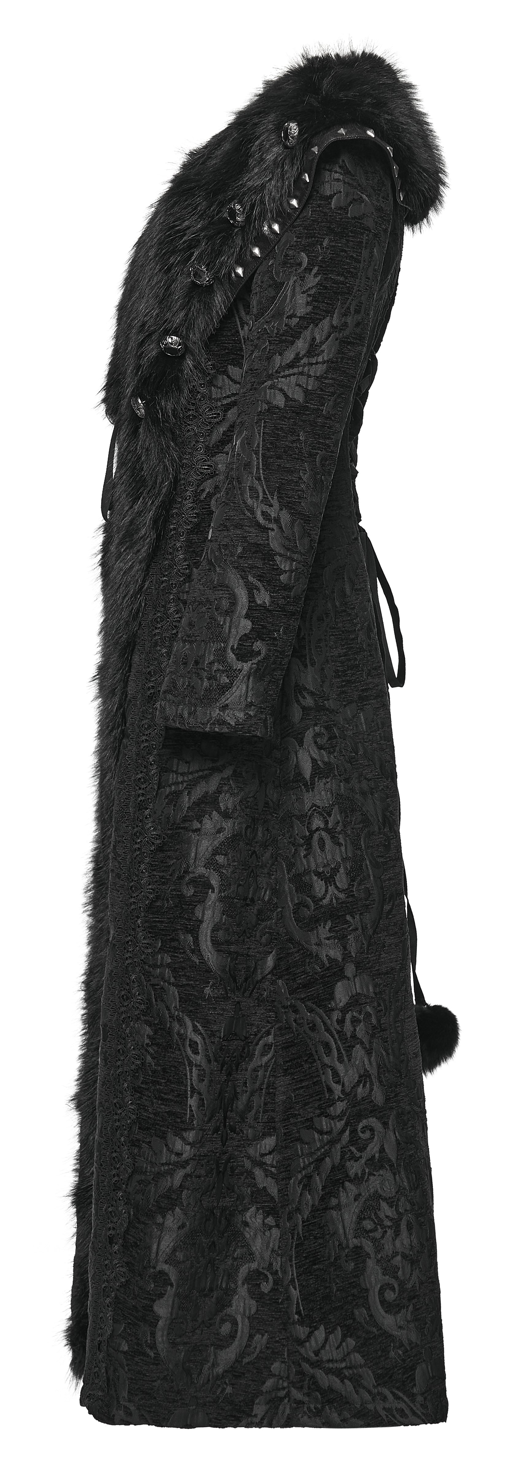 Punk Rave Goth Gorgeous Plush Coat - DevilGothic DevilGothic