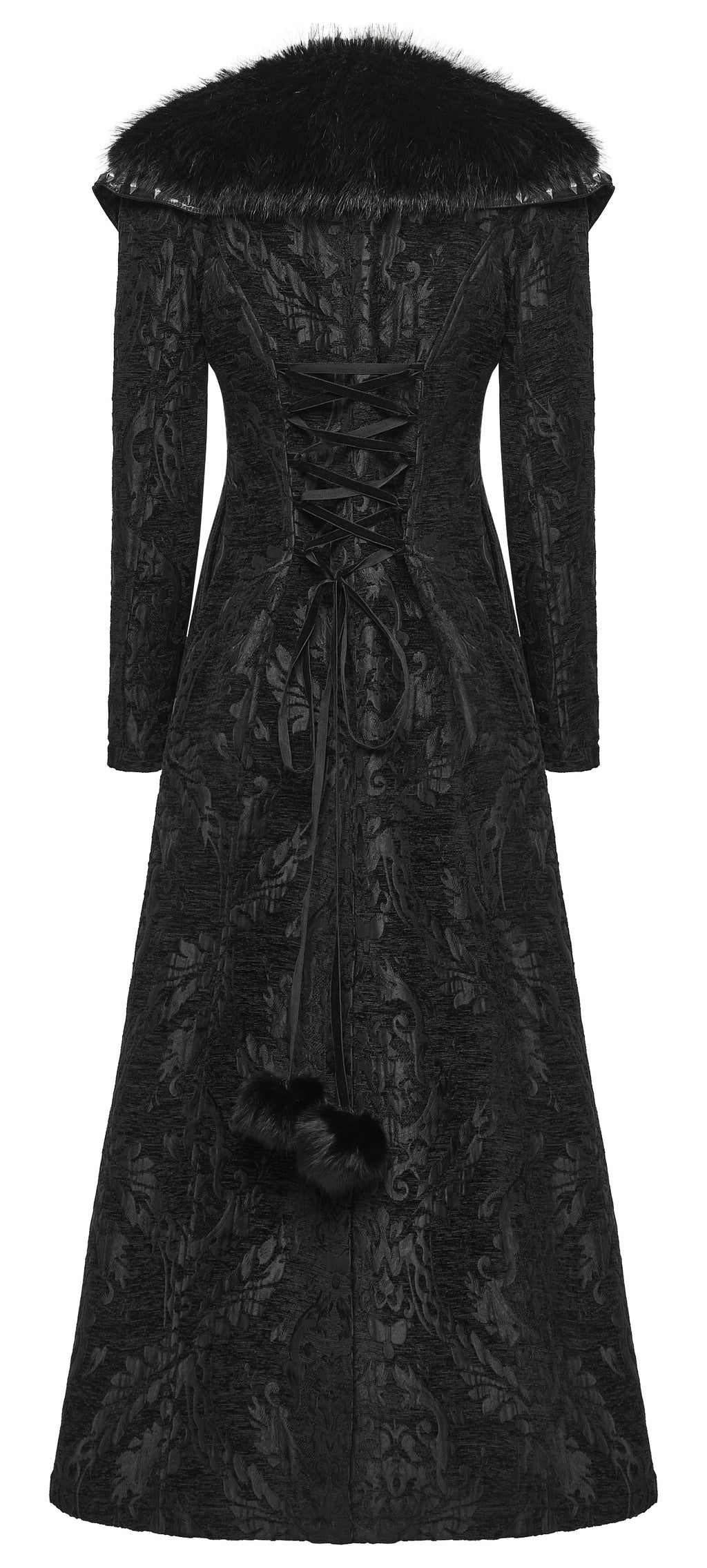Punk Rave Goth Gorgeous Plush Coat - DevilGothic DevilGothic