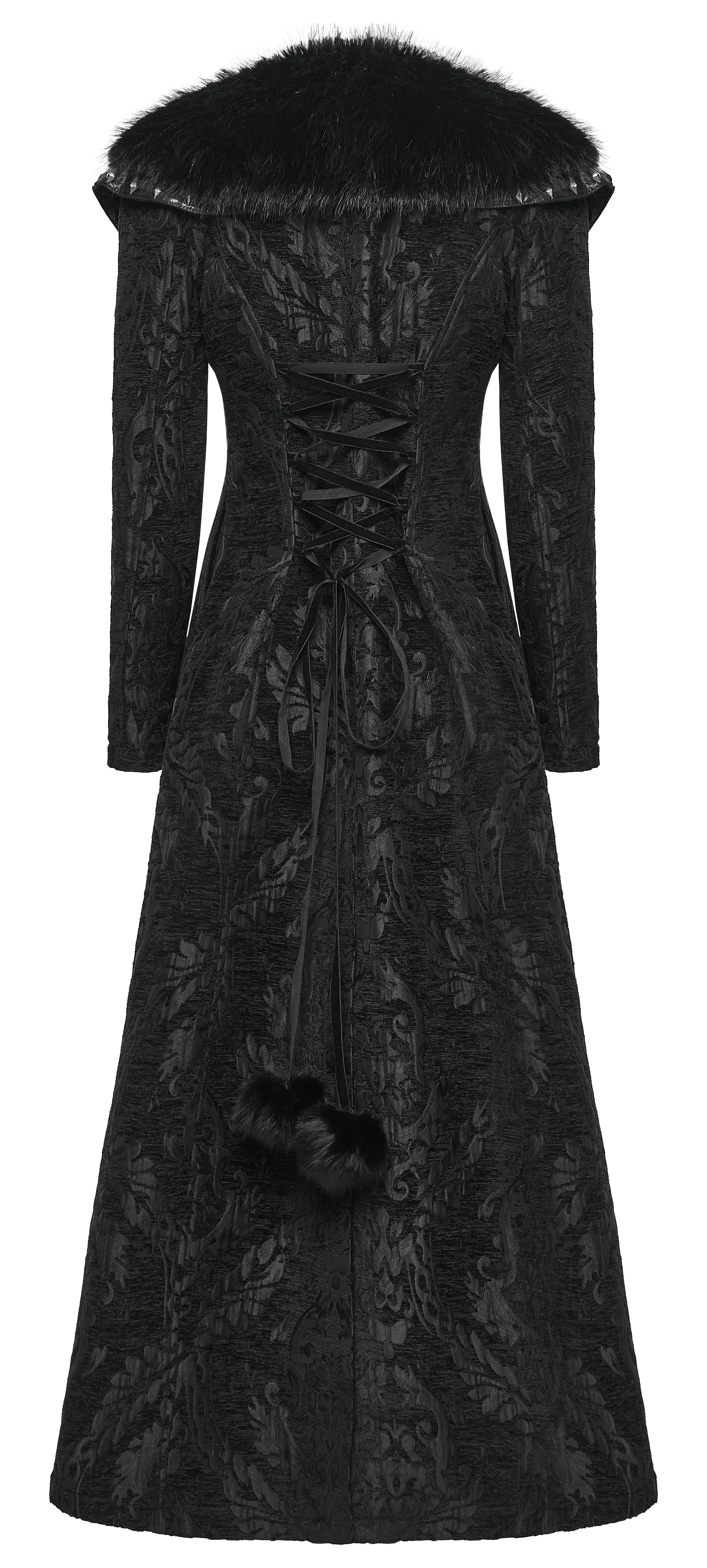 Punk Rave Goth Gorgeous Plush Coat - DevilGothic DevilGothic