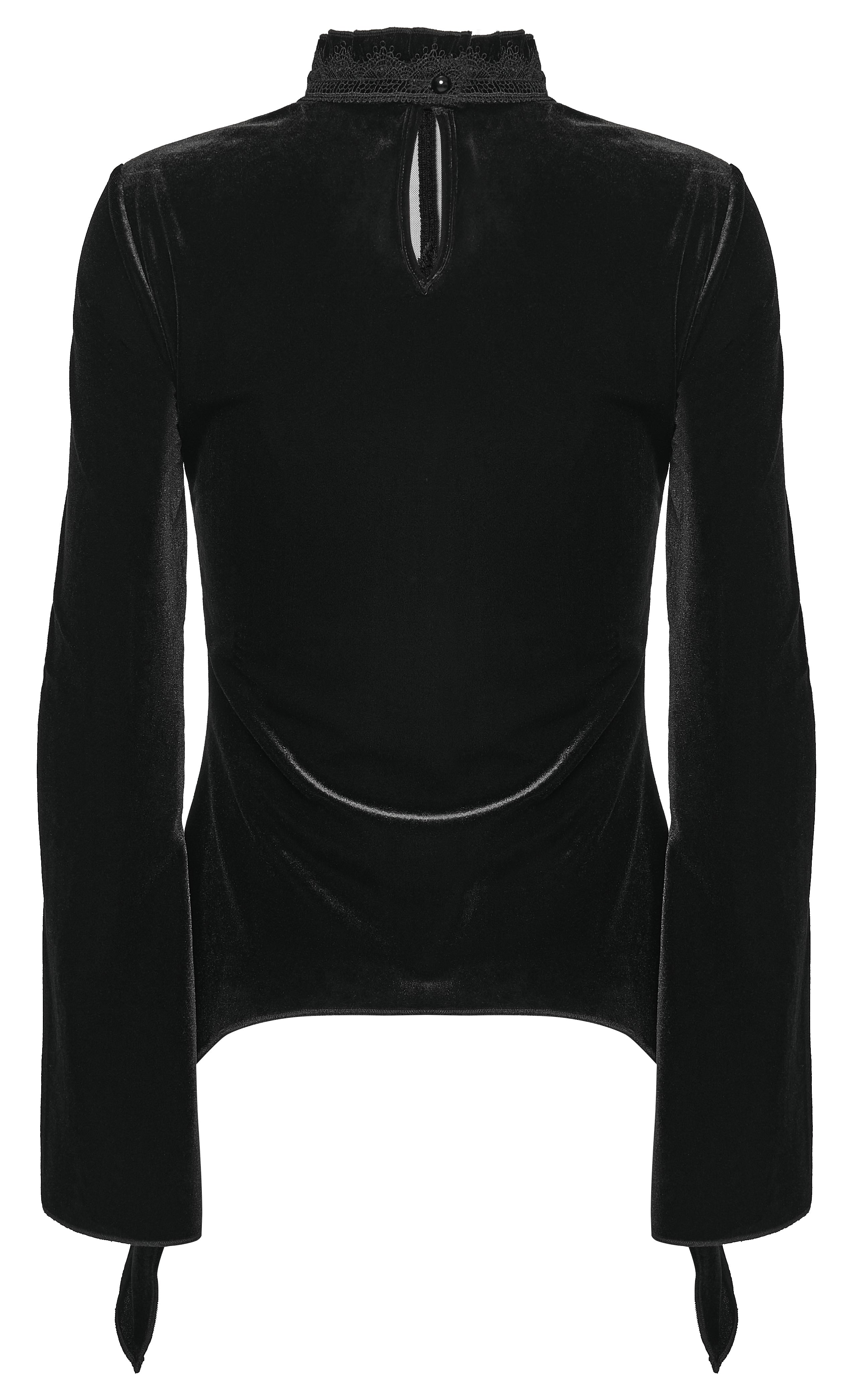 Punk Rave Belladonna Demon’s Hand Velvet T-Shirt - DevilGothic DevilGothic