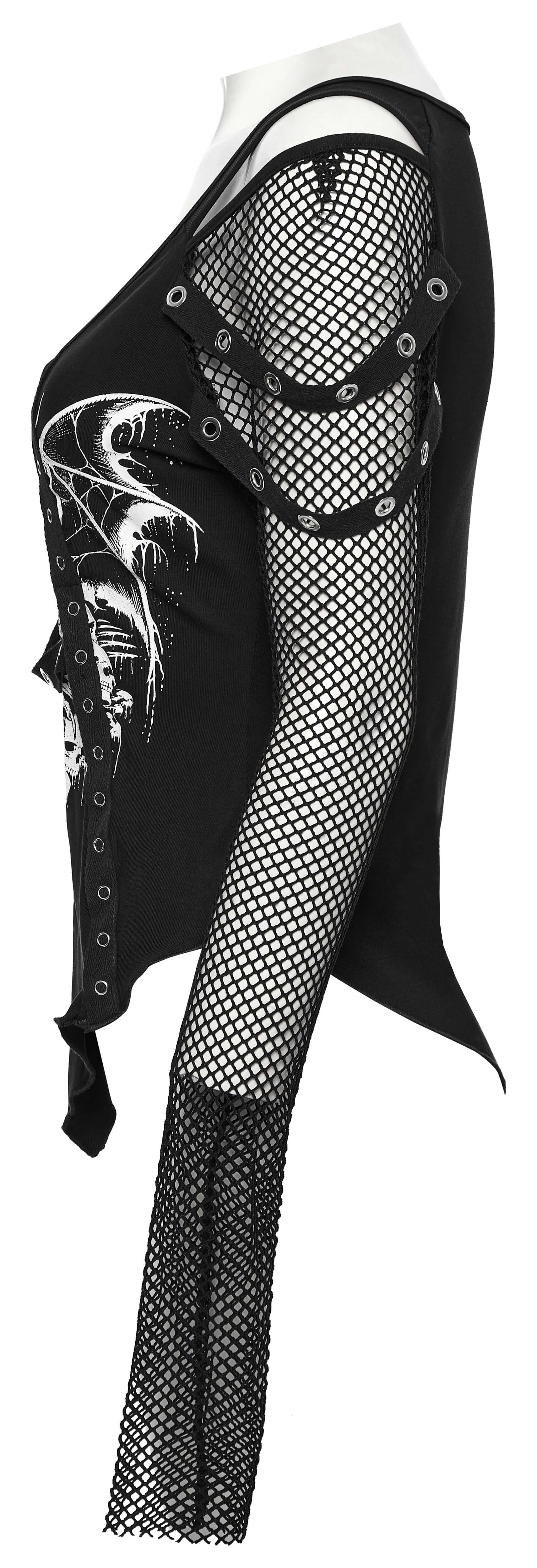 Punk Rave Vonda Printed T-Shirt - DevilGothic DevilGothic