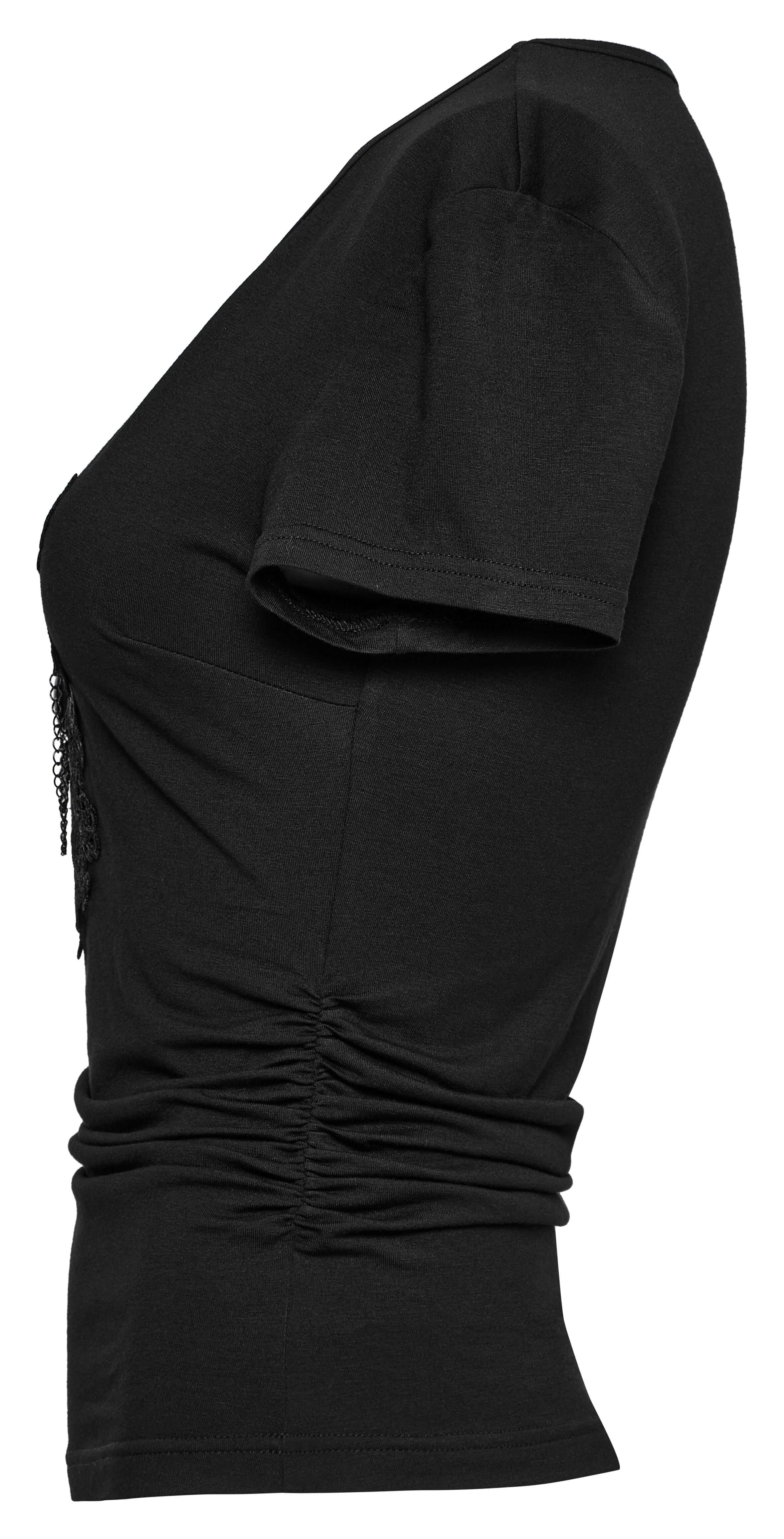 Punk Rave Armida V-neck T-shirt - DevilGothic DevilGothic