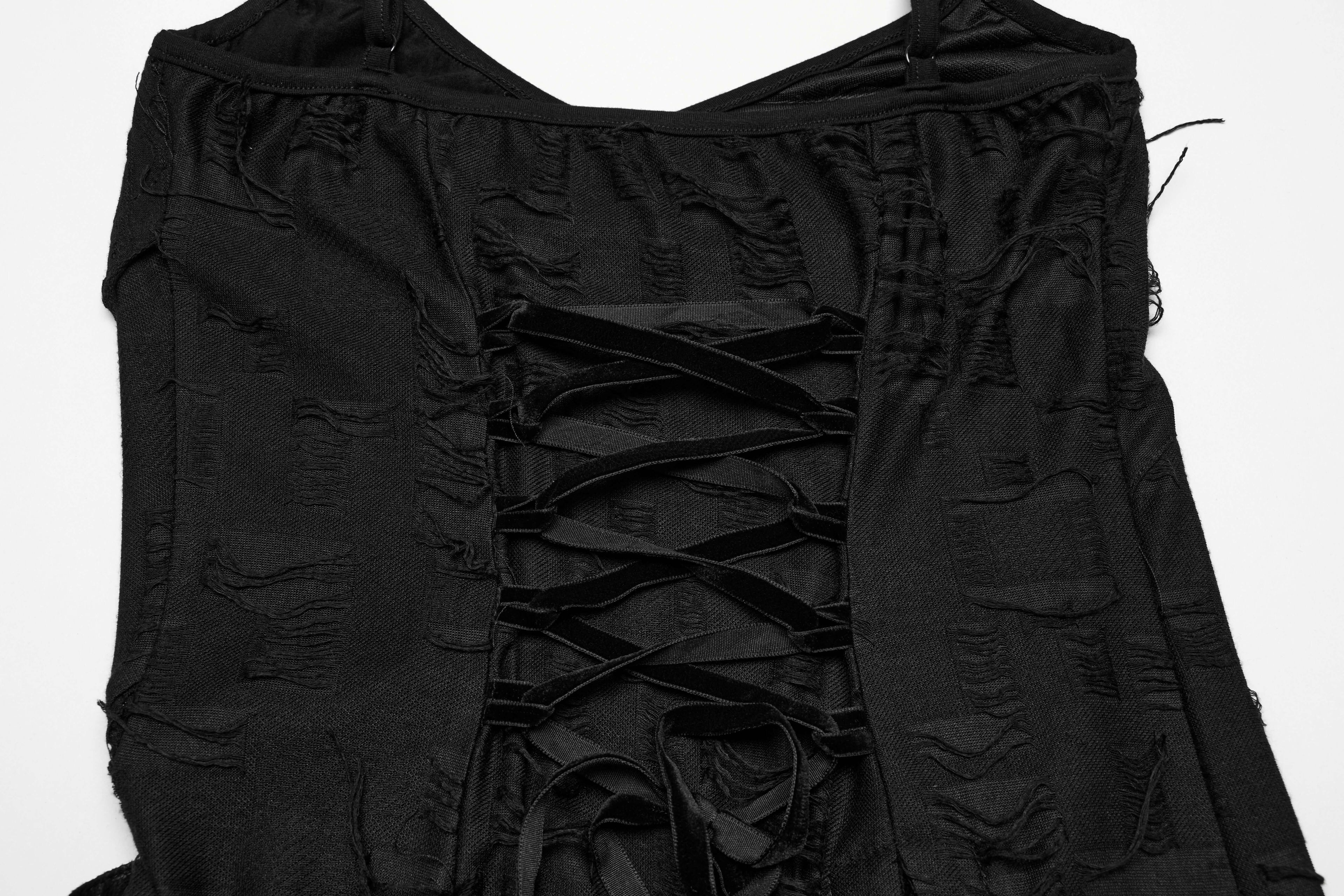 Punk Rave  Honey Irregular Split Dress - DevilGothic DevilGothic