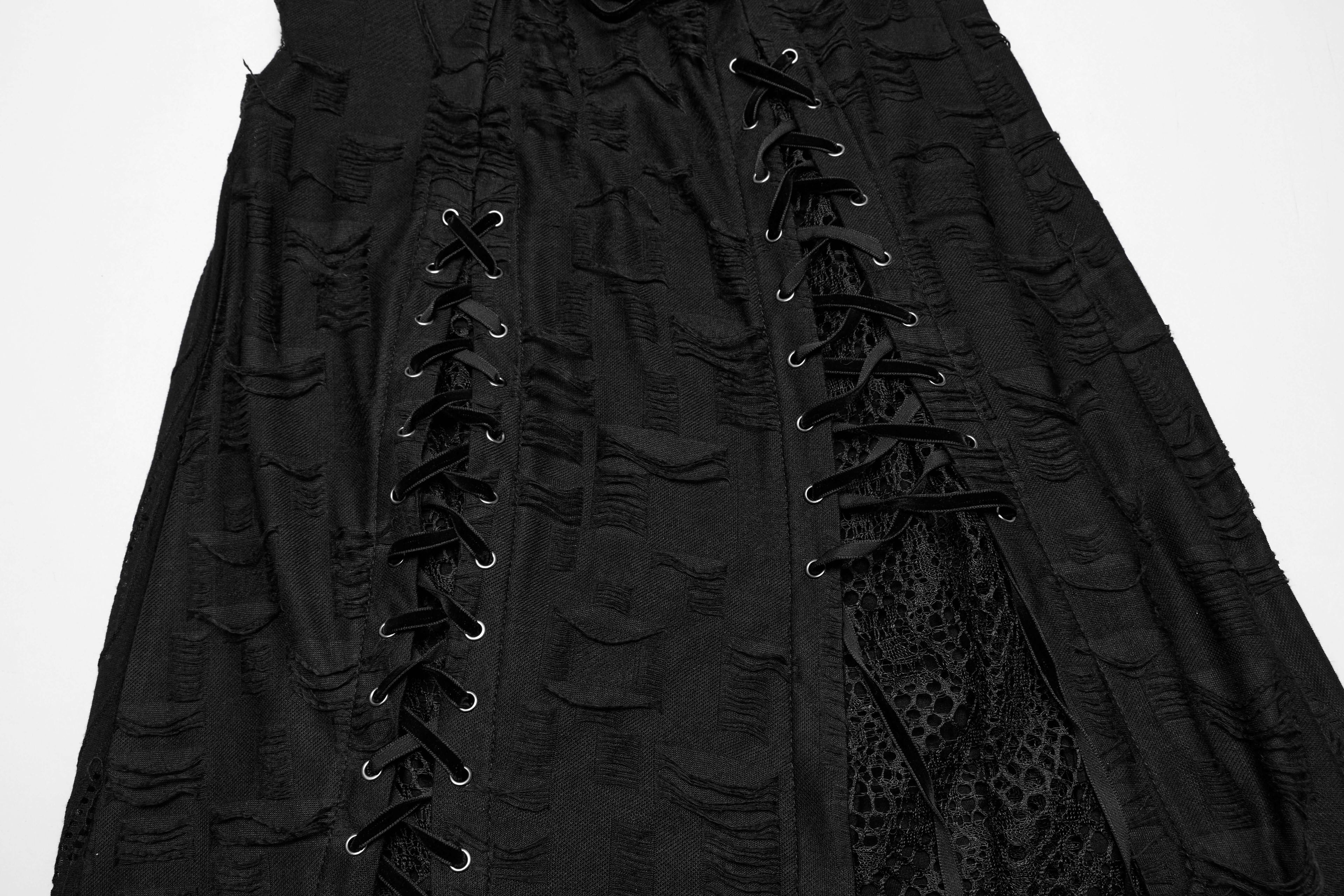 Punk Rave  Honey Irregular Split Dress - DevilGothic DevilGothic