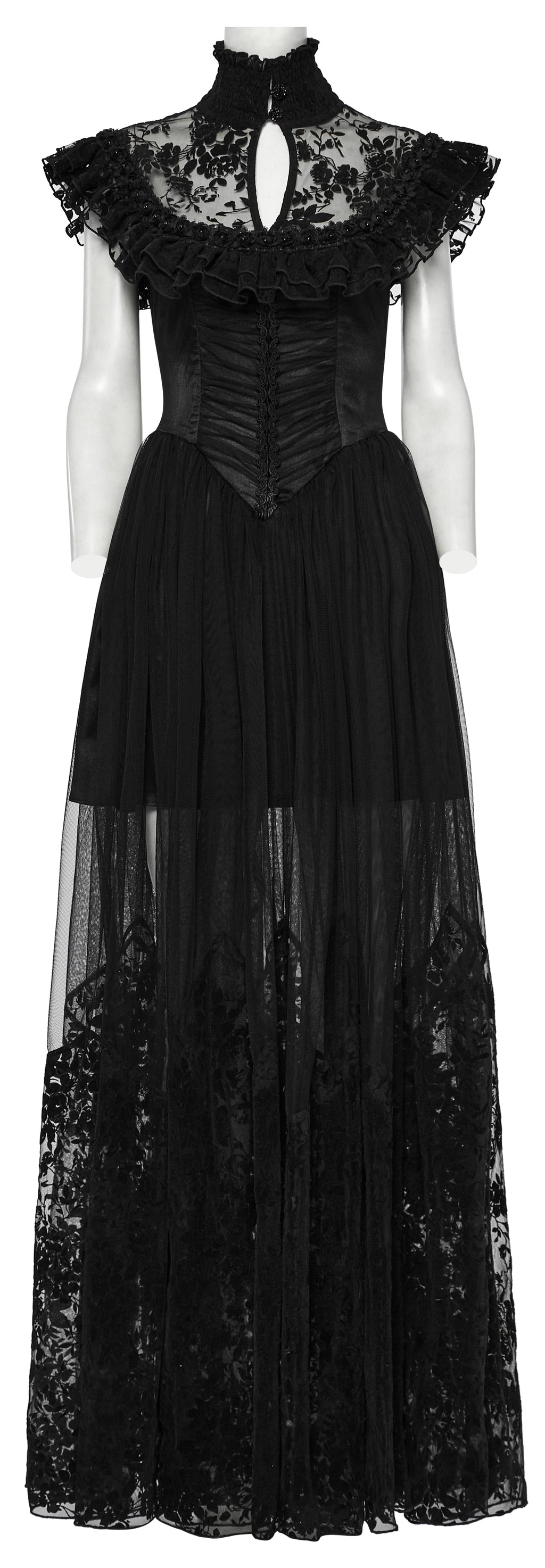 Punk Rave Seraphina Goth Flying Sleeve Dress - DevilGothic DevilGothic