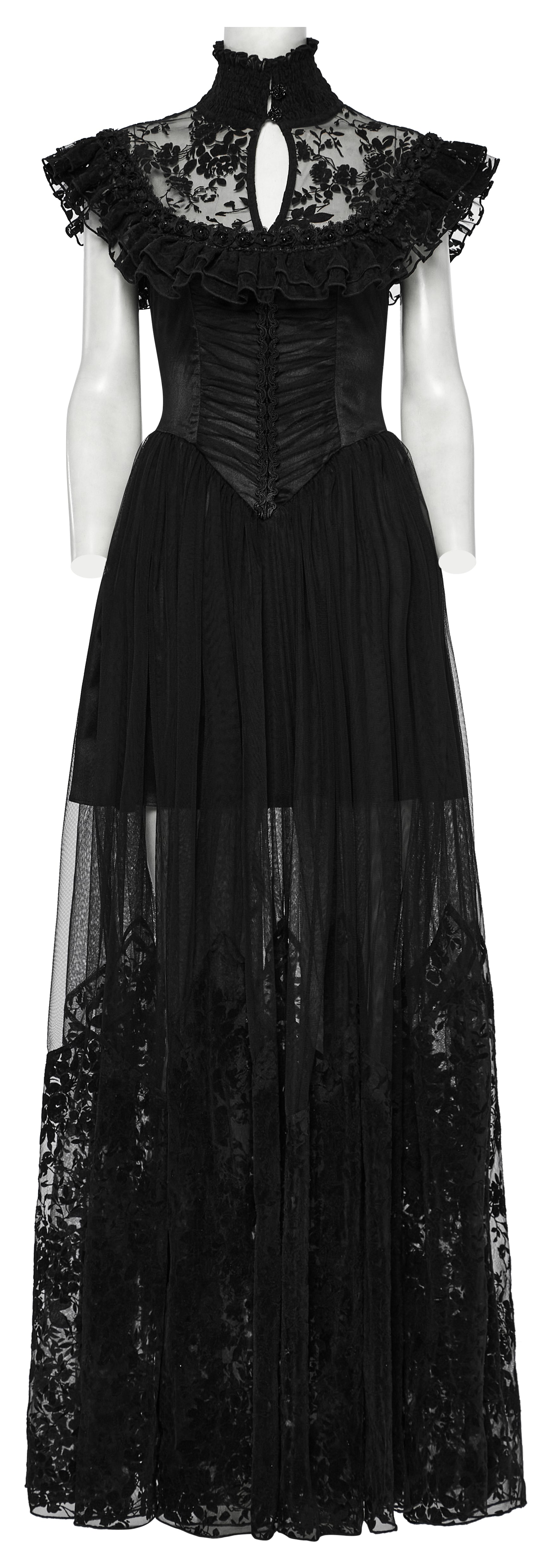 Punk Rave Seraphina Goth Flying Sleeve Dress - DevilGothic DevilGothic
