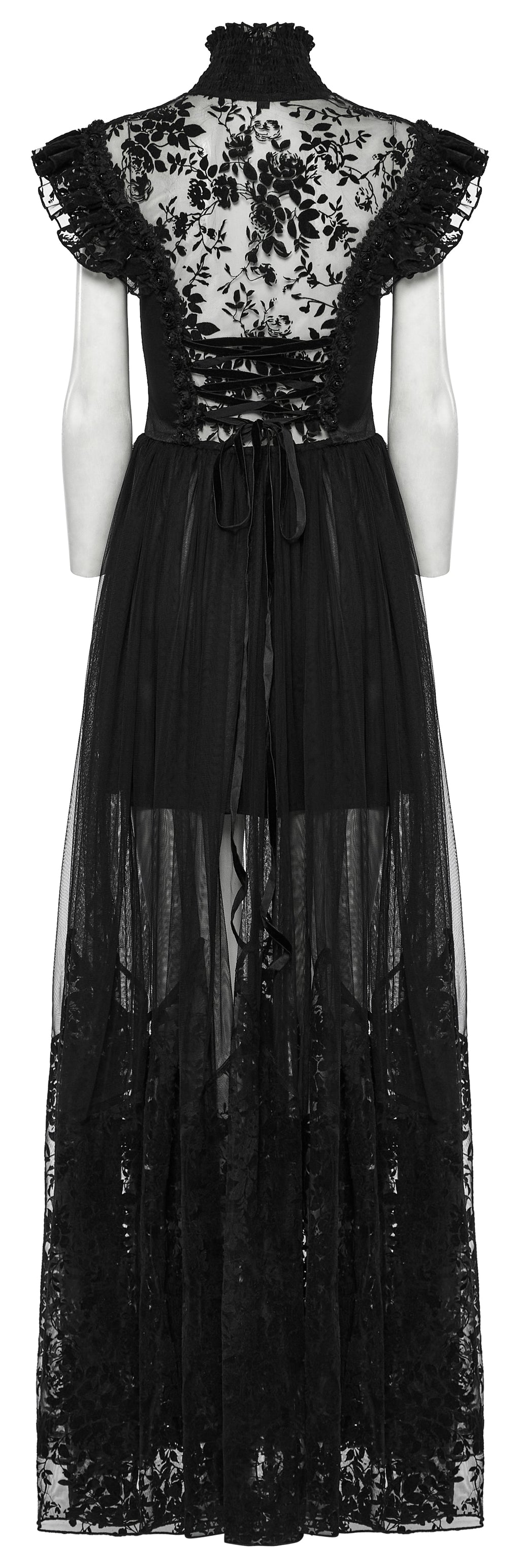 Punk Rave Seraphina Goth Flying Sleeve Dress - DevilGothic DevilGothic