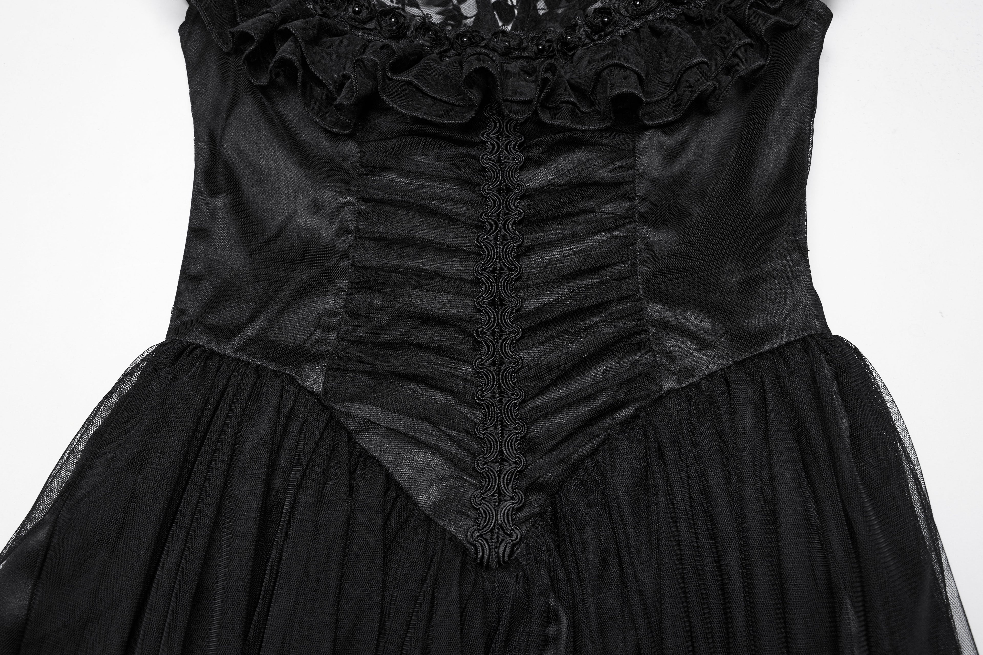 Punk Rave Seraphina Goth Flying Sleeve Dress - DevilGothic DevilGothic