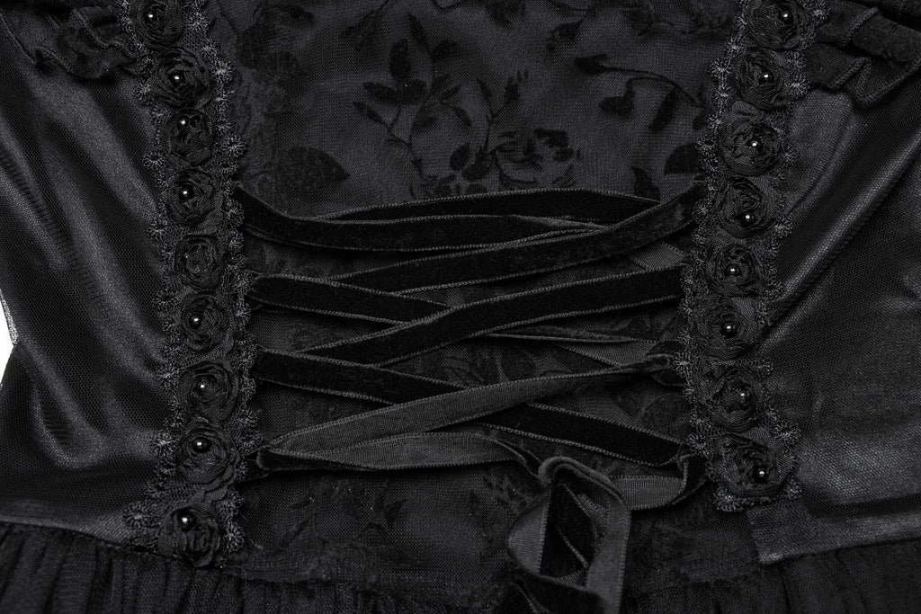 Punk Rave Seraphina Goth Flying Sleeve Dress - DevilGothic DevilGothic