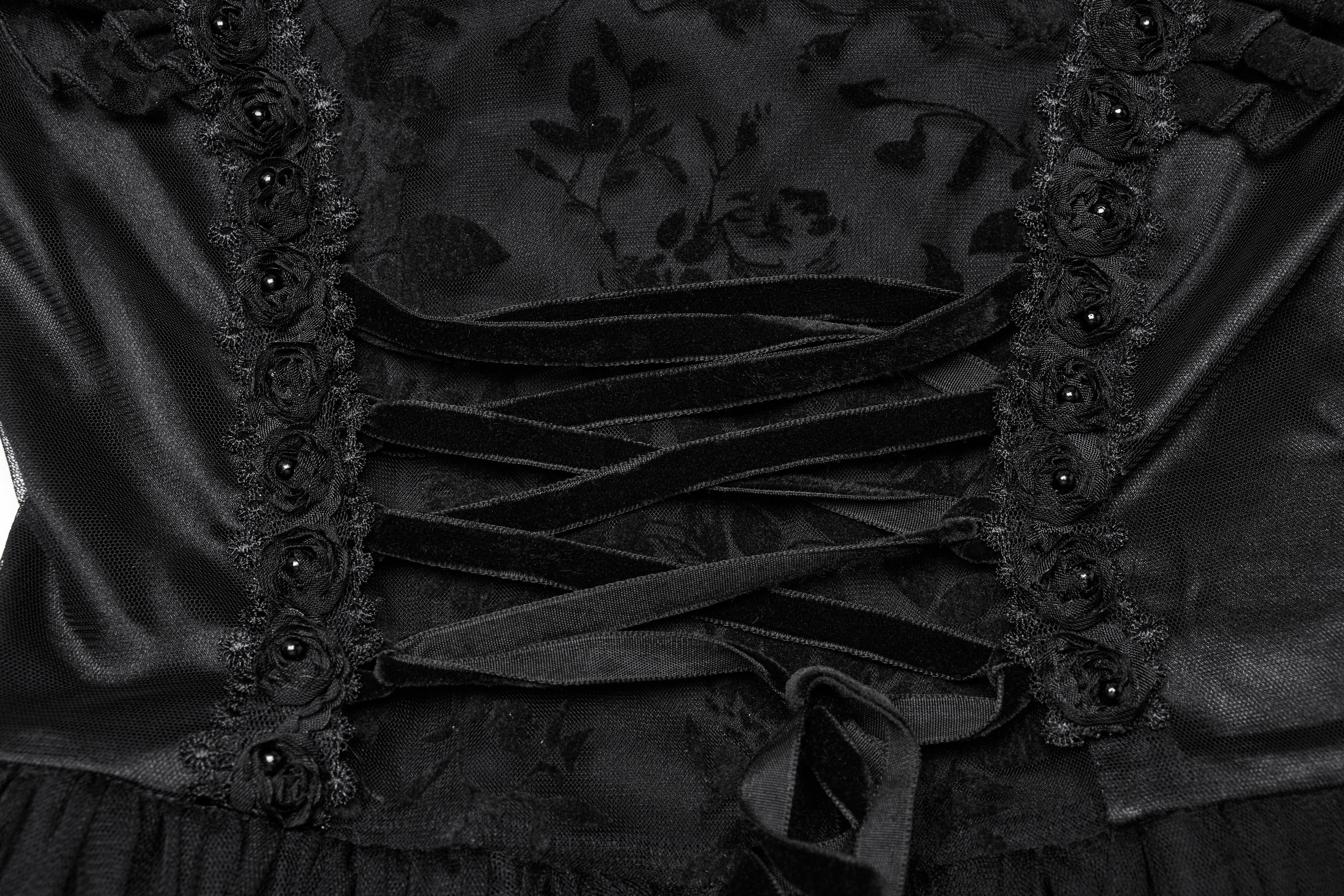 Punk Rave Seraphina Goth Flying Sleeve Dress - DevilGothic DevilGothic