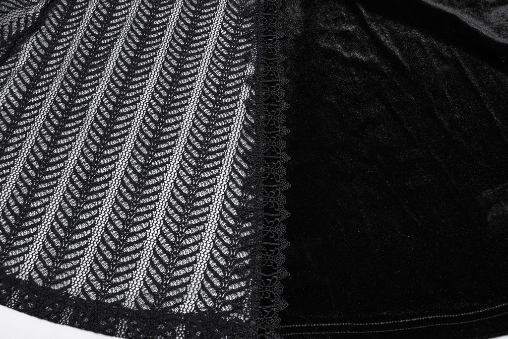 Punk Rave Nera Goth Dynamic Skirt - DevilGothic DevilGothic