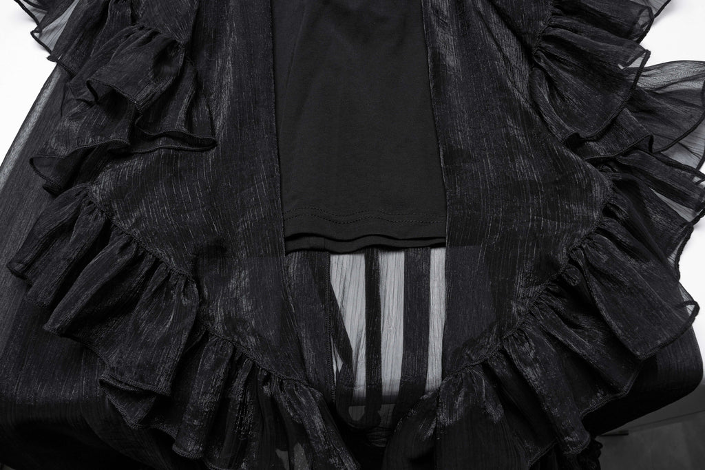 Punk Rave Dila Romantic Chiffon Skirt - DevilGothic DevilGothic