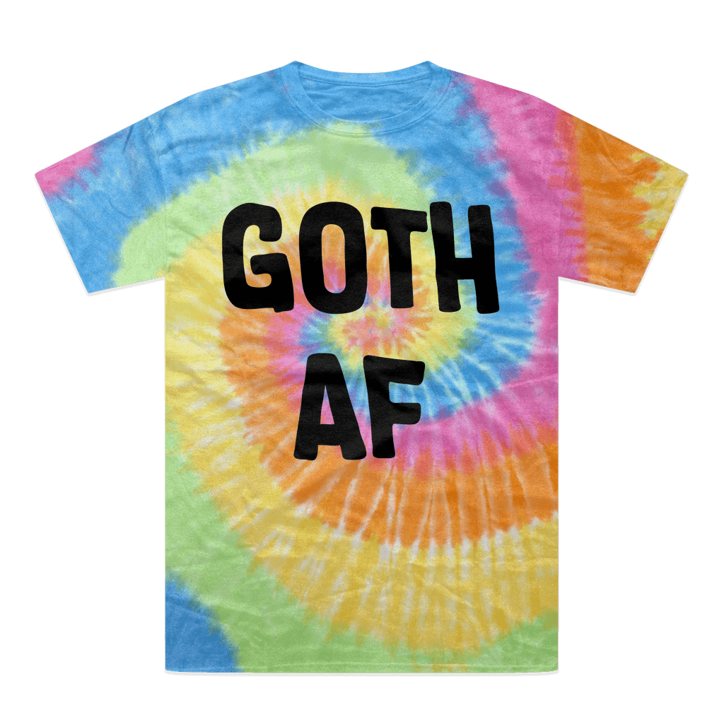 Goth AF Tie-Dye T-Shirt - DevilGothic DevilGothic