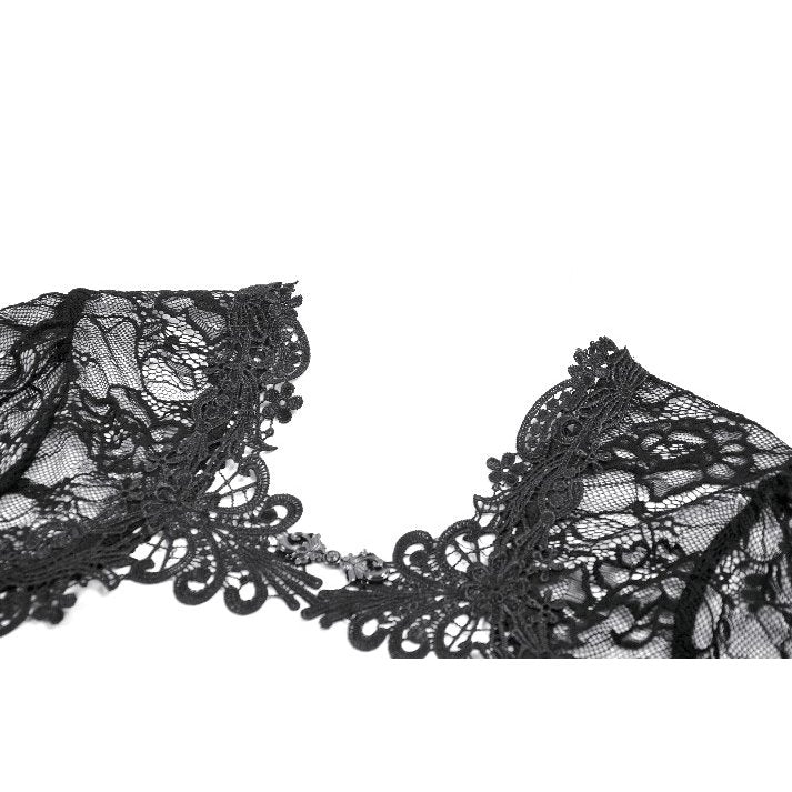 Dark In Love Lilith 3D Lace Bell Sleeve Cape - DevilGothic DevilGothic