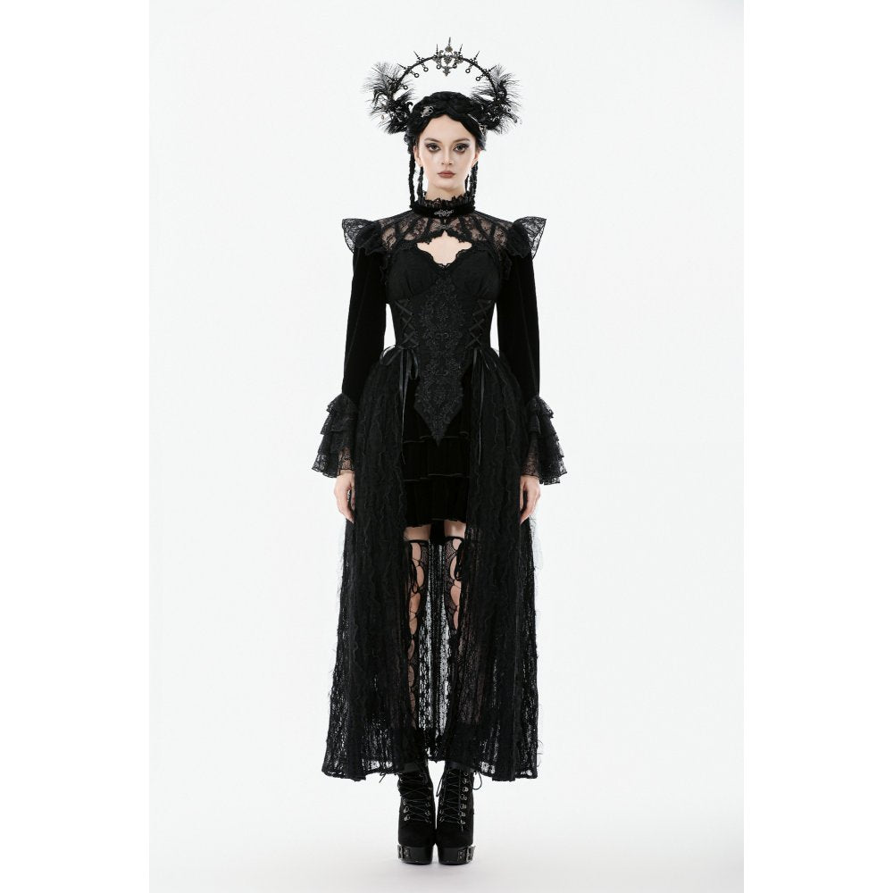 Dark in Love Erzebeth Lace Gothic Bolero Shrug - DevilGothic DevilGothic