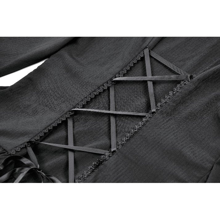 Dark in Love Desdemona Victorian Mini Dress - DevilGothic DevilGothic