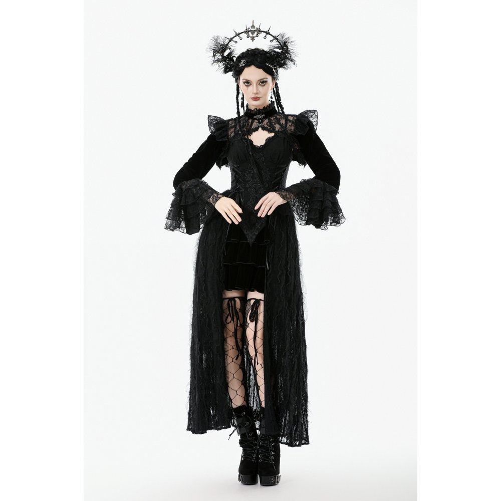 Dark in Love Erzebeth Lace Gothic Bolero Shrug - DevilGothic DevilGothic