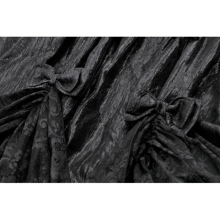 Dark in Love Shadow Lament Ruched Lolita Dress - DevilGothic DevilGothic