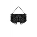 Dark In Love Victoria Black Lace Bow Mini Handbag - DevilGothic DevilGothic