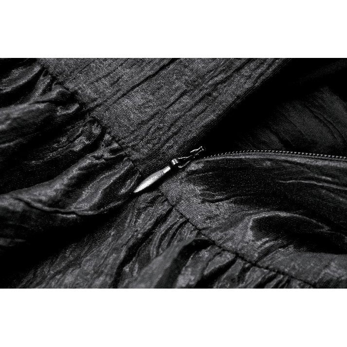 Dark in Love Shadow Lament Ruched Lolita Dress - DevilGothic DevilGothic