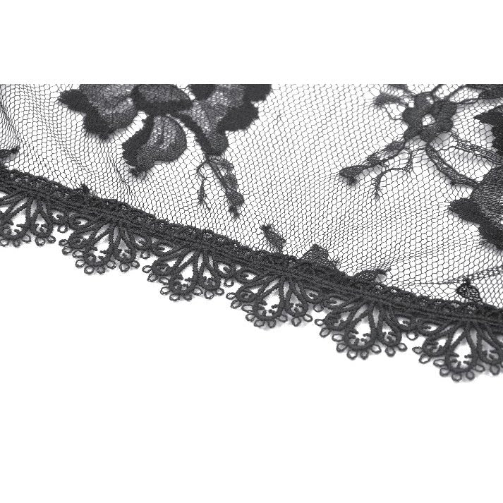 Dark in Love Thalassa Floral Lace Draped Arm Sleeves - DevilGothic DevilGothic